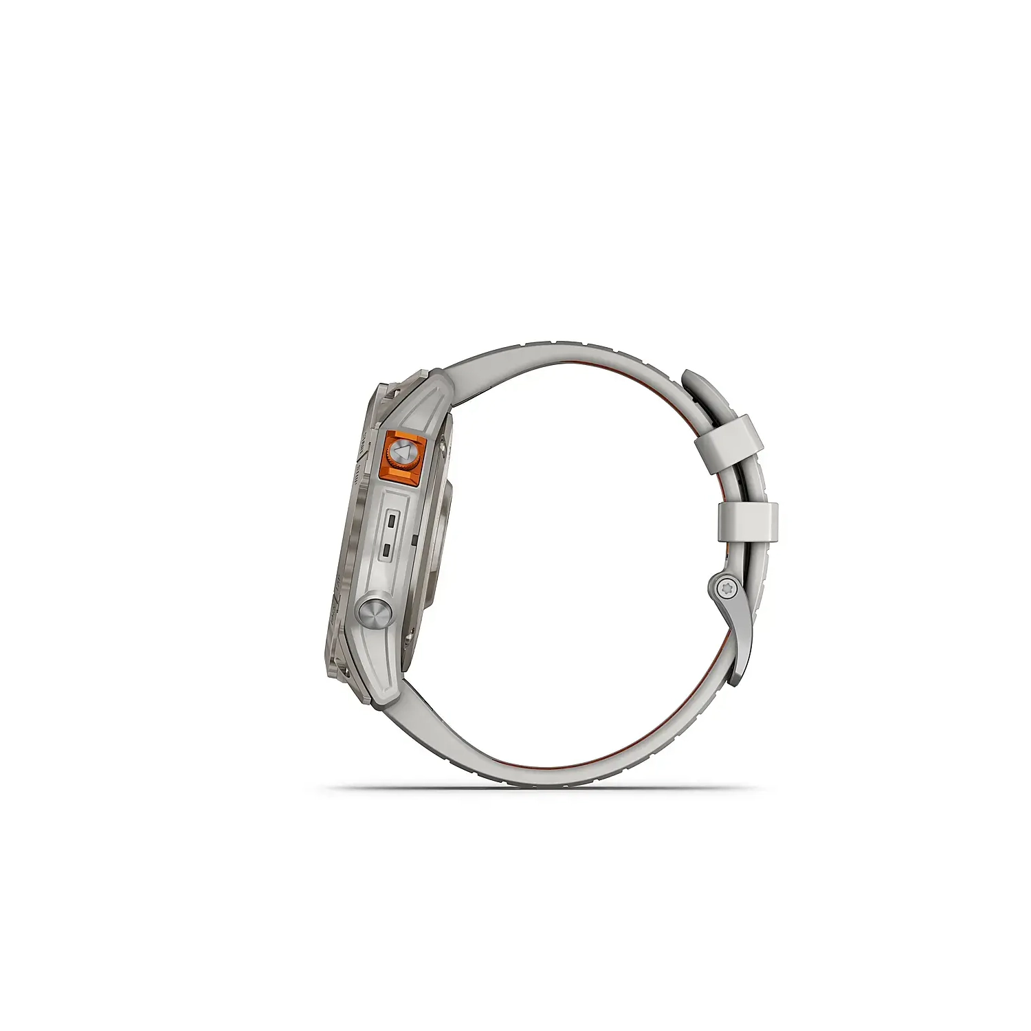 Refurbished - Garmin fenix 7X Pro Sapphire Solar, Multisport GPS Smartwatch, Fog Gray/Ember Orange