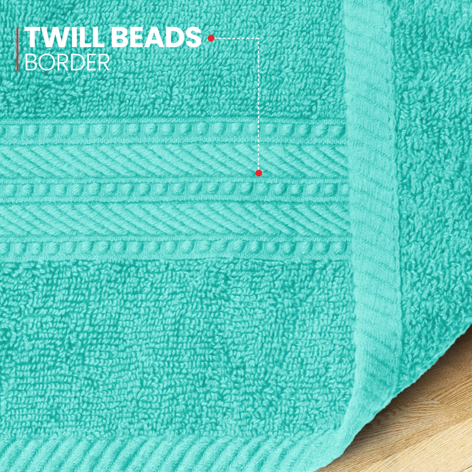 Canadian Linen – Ensemble de 12 débarbouillettes de luxe Everest, 12 x 12&nbsp;po, coton doux et absorbant à séchage rapide, léger, pour la maison,