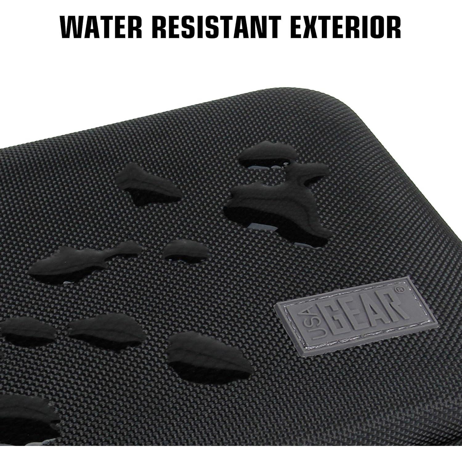 USA GEAR Insulin Travel Case - Diabetic Bag with Protective Hard Shell Exterior, Zipper and Wrist Strap - Diabetic Travel Case Holds Insulin,