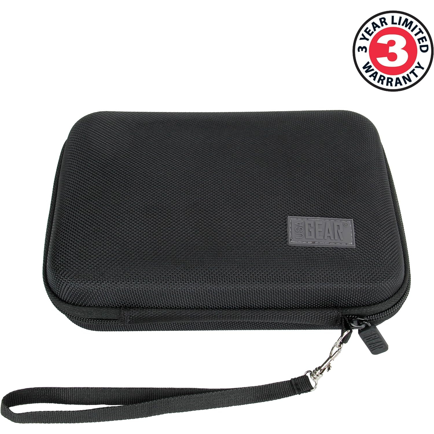 USA GEAR Insulin Travel Case - Diabetic Bag with Protective Hard Shell Exterior, Zipper and Wrist Strap - Diabetic Travel Case Holds Insulin,