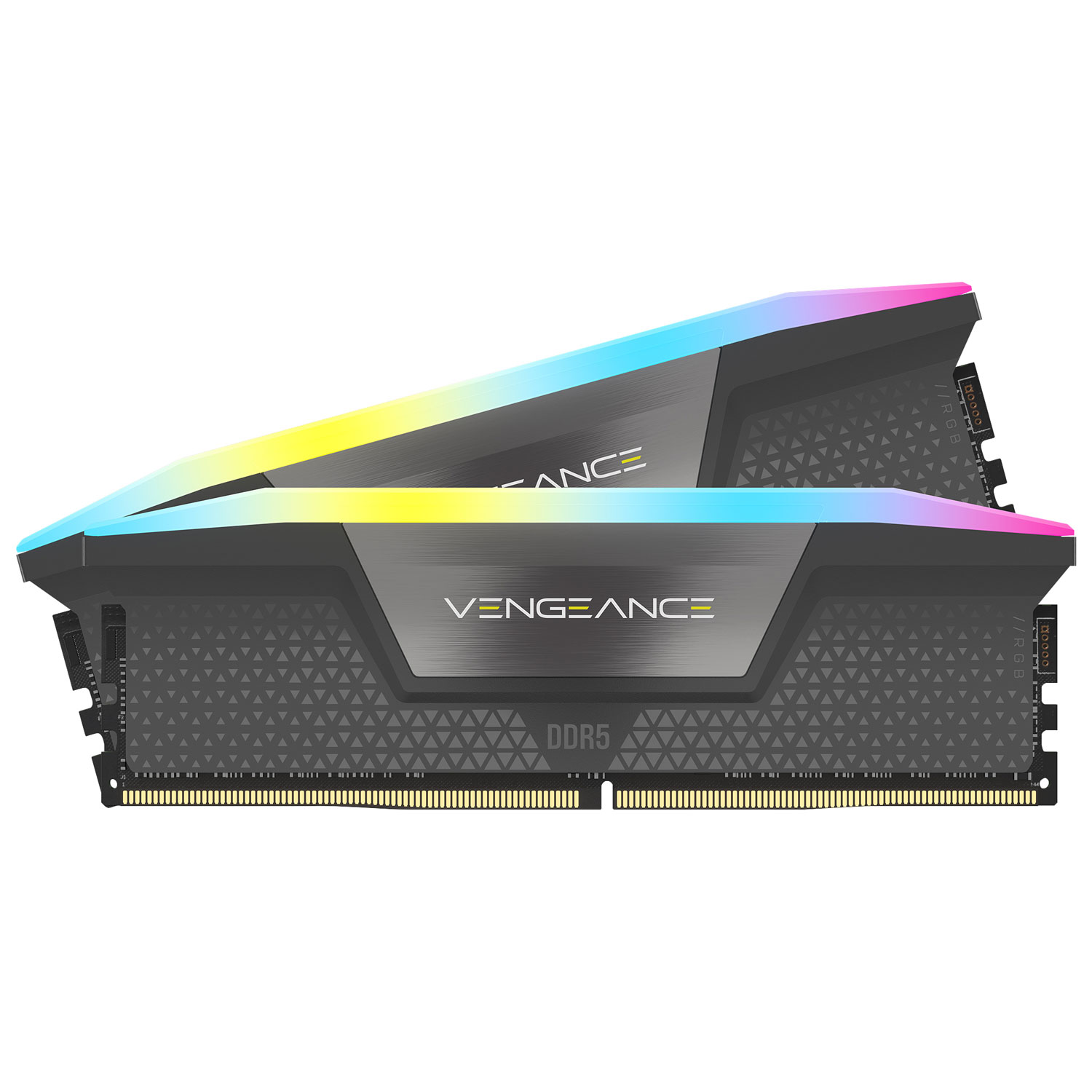Mémoire DDR5 32 Go 6400MHz Vengeance RGB de Corsair pour PC (CMH32GX5M2B6400Z32)