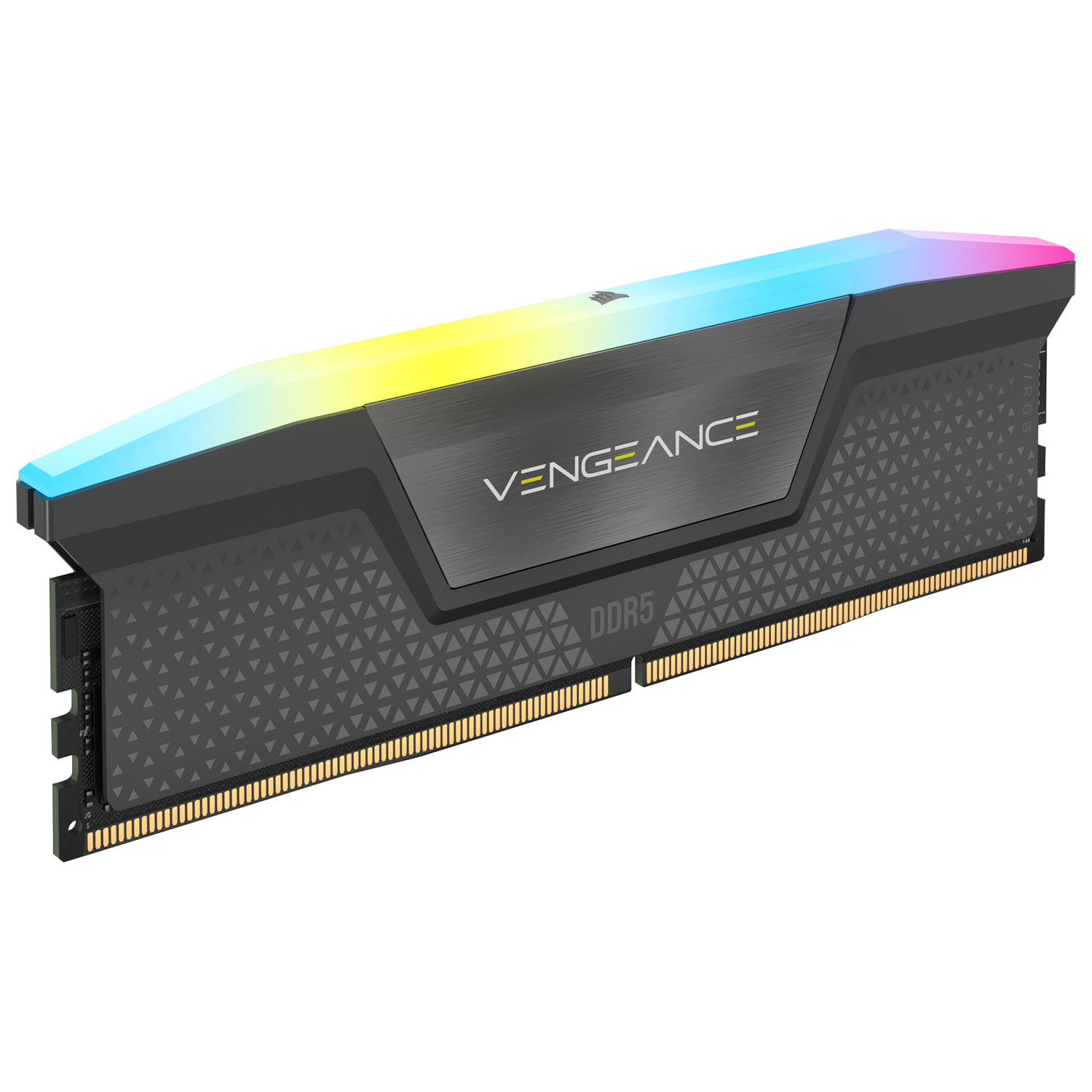 Mémoire DDR5 64 Go 6000 MHz Vengeance RGB de Corsair pour PC (CMH64GX5M2B6000Z30)