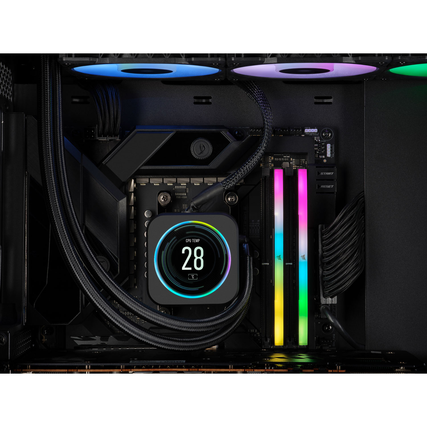 Corsair Vengeance RGB 64GB (2 x 32GB DDR5 6000MHz Desktop Memory