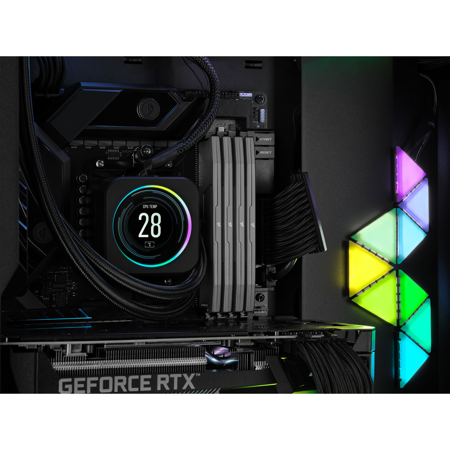 Mémoire DDR5 64 Go 6000MHz Vengeance de Corsair pour PC (CMK64GX5M2B6000Z30)