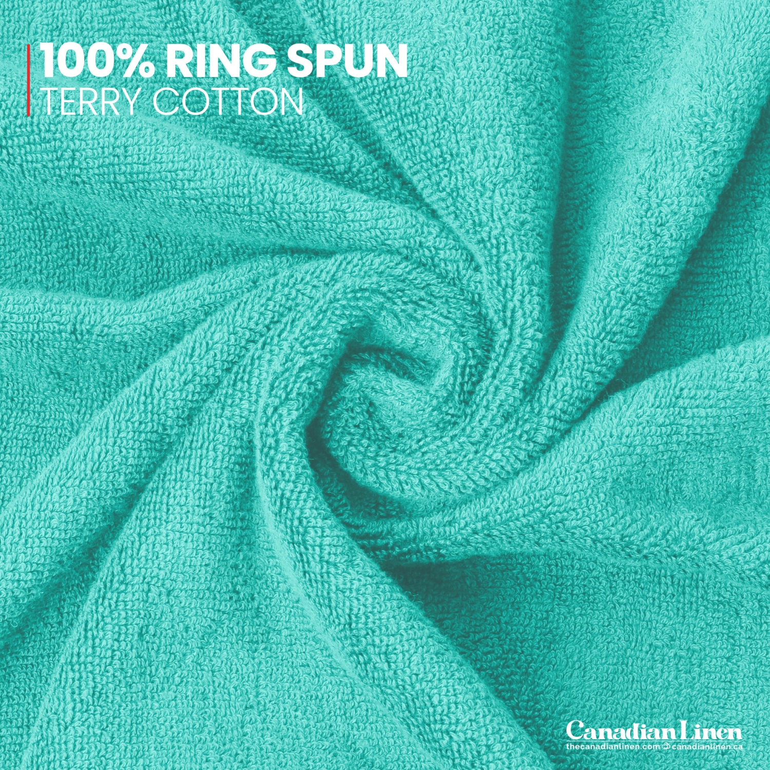 Canadian Linen Luxury Everest Towels, Pack of 6 Soft Absorbent Cotton Lightweight Quick Dry Towels for Beach Resorts, Teal