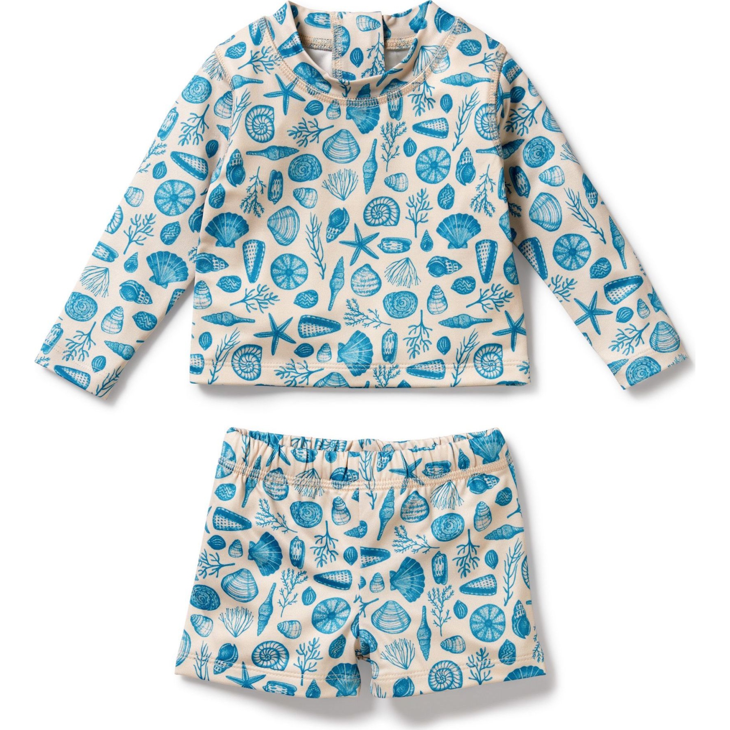 Wilson+Frenchy Rashie Swim Set - Shells
