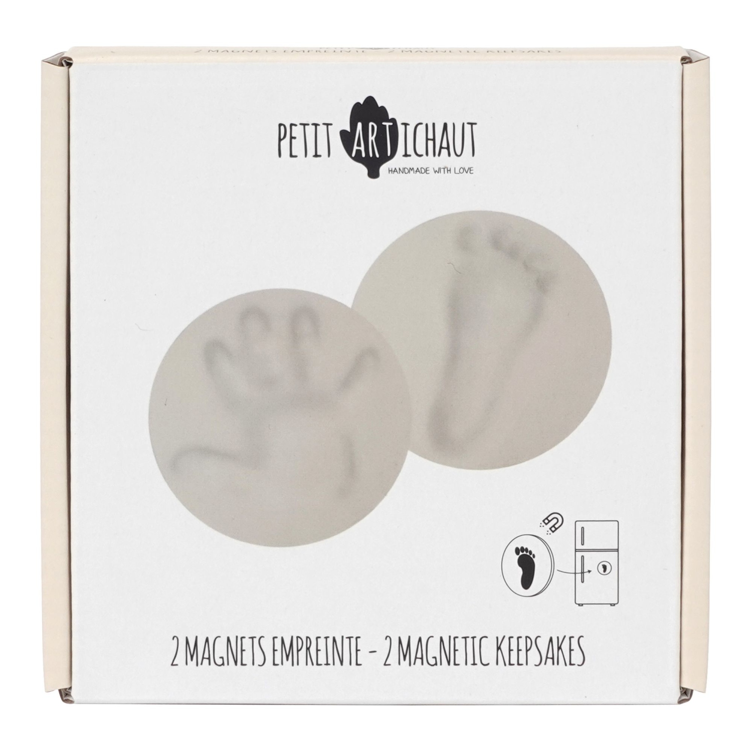 Ensemble de souvenirs magnétiques de 2 pièces de Petit Artichaut