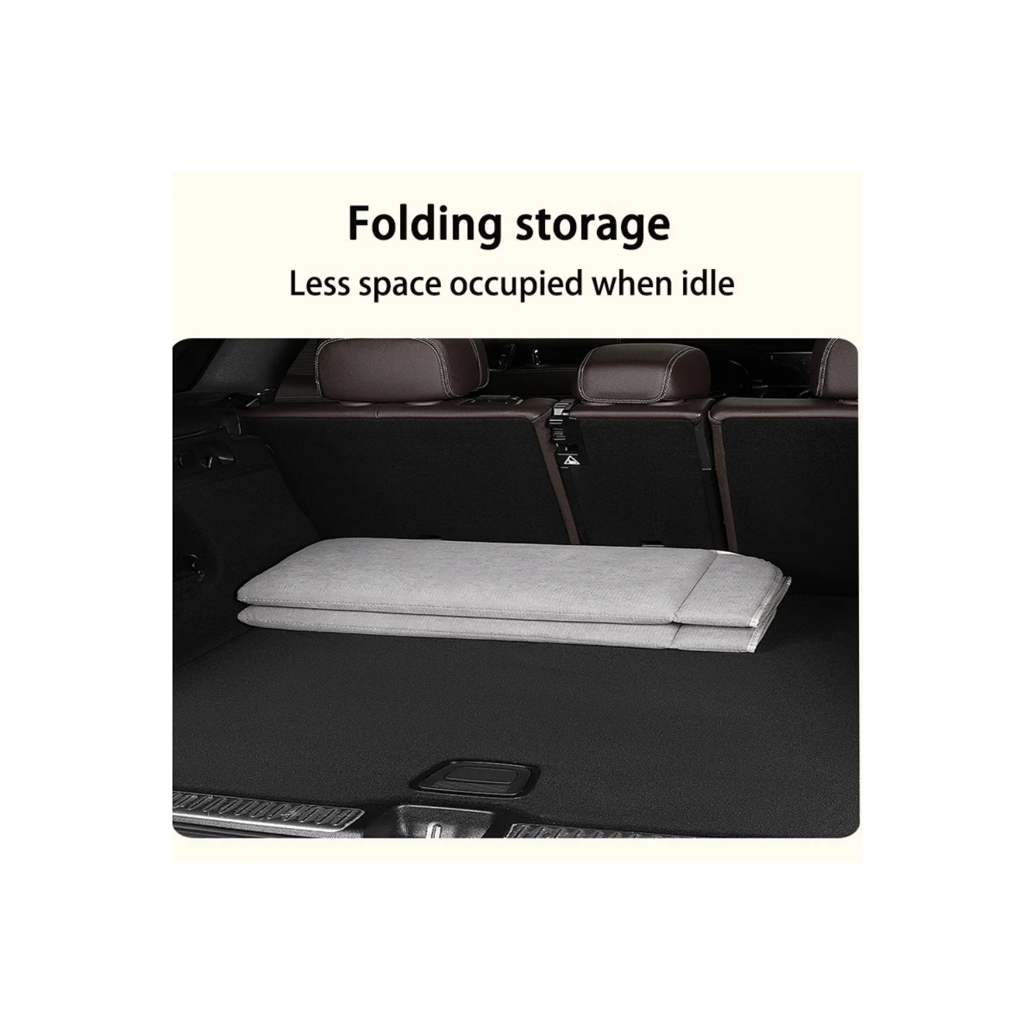 axGear Car Back Seat Mattress Foldable Portable Travel Camping Sleep Mat Non-Inflatable