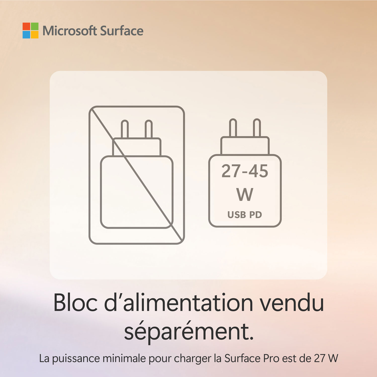 Portable Surface Pro Copilot+ PC 12 po 256 Go de Microsoft avec Snapdragon X Plus/mémoire vive de 16 Go (2025) - Platine - Appareil seulement