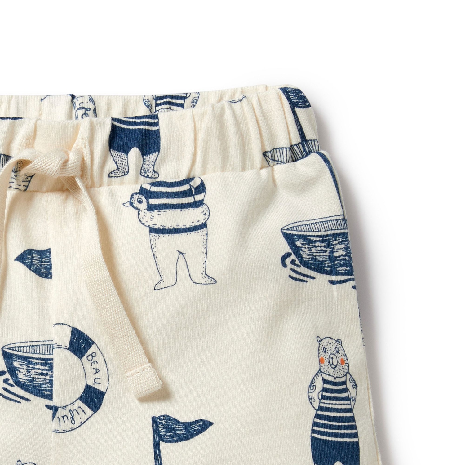 Wilson+Frenchy Organic Cotton Shorts - Nautical Bear