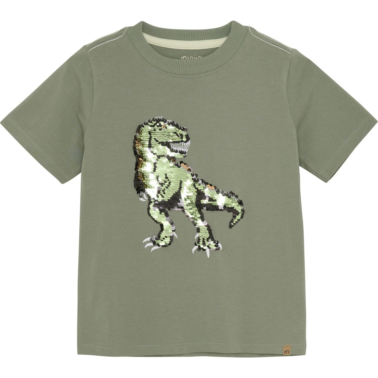 Minymo Short-Sleeve T-Shirt - T-Rex on Sea Spray