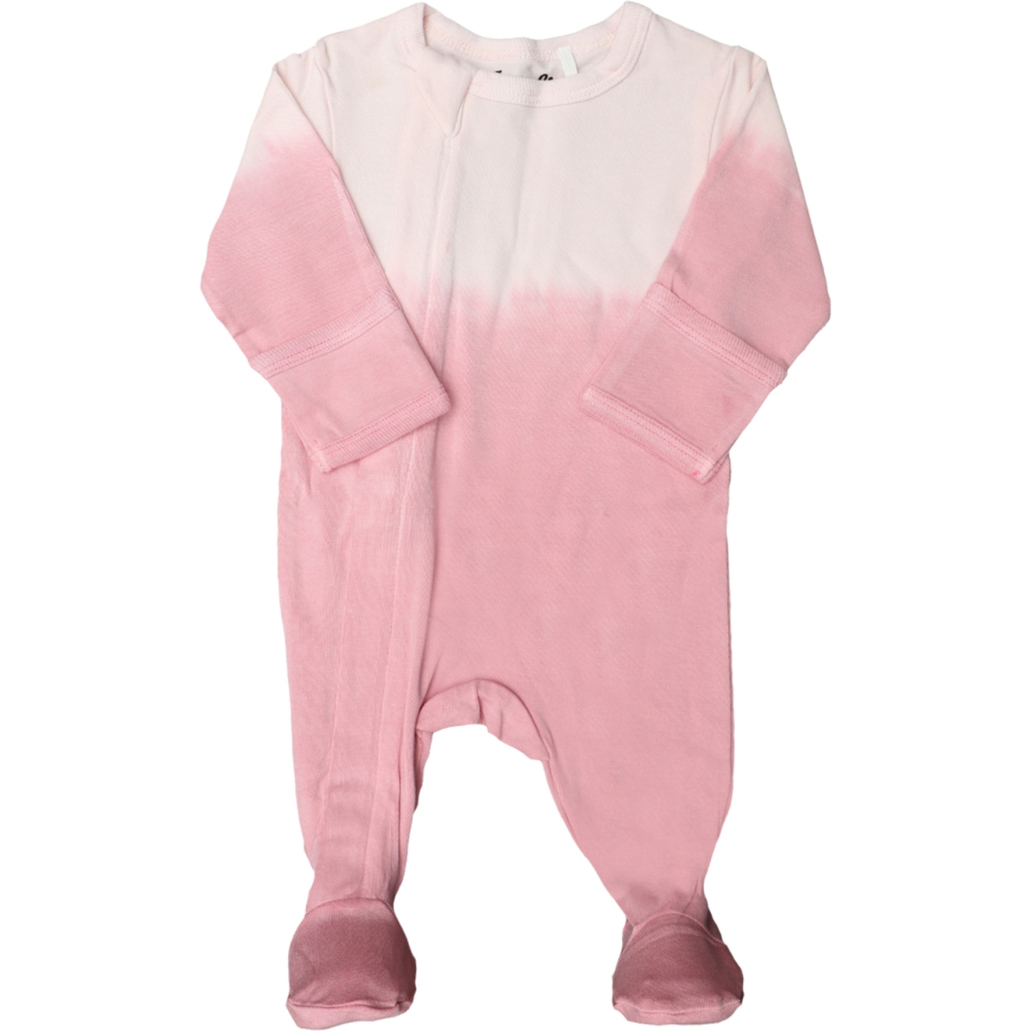 Coccoli Tencel Modal Zippered Footie Sleeper - As Soft As Bamboo - Pink Ombre