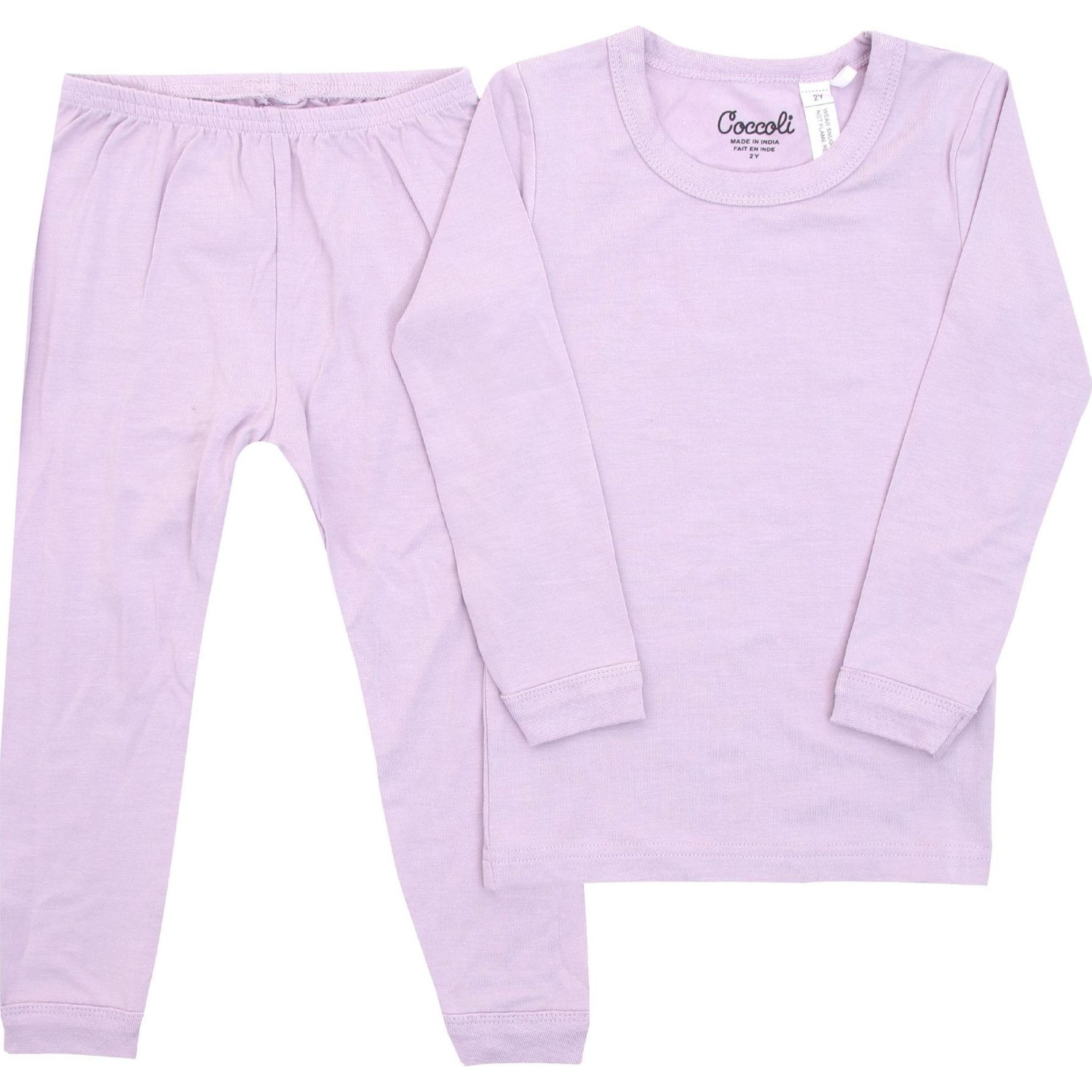 Coccoli Tencel Modal Long Sleeve Pyjamas - Lavender Fog