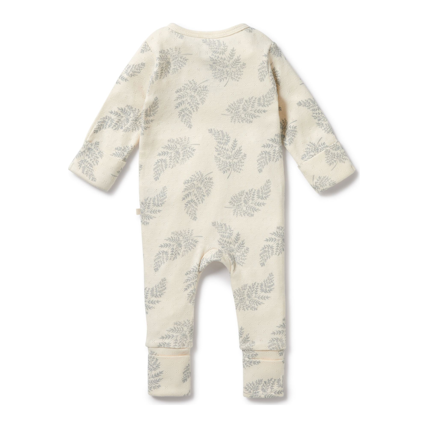 Maillot à glissière avec pieds en coton biologique Wilson+Frenchy - Fergères pour la vie