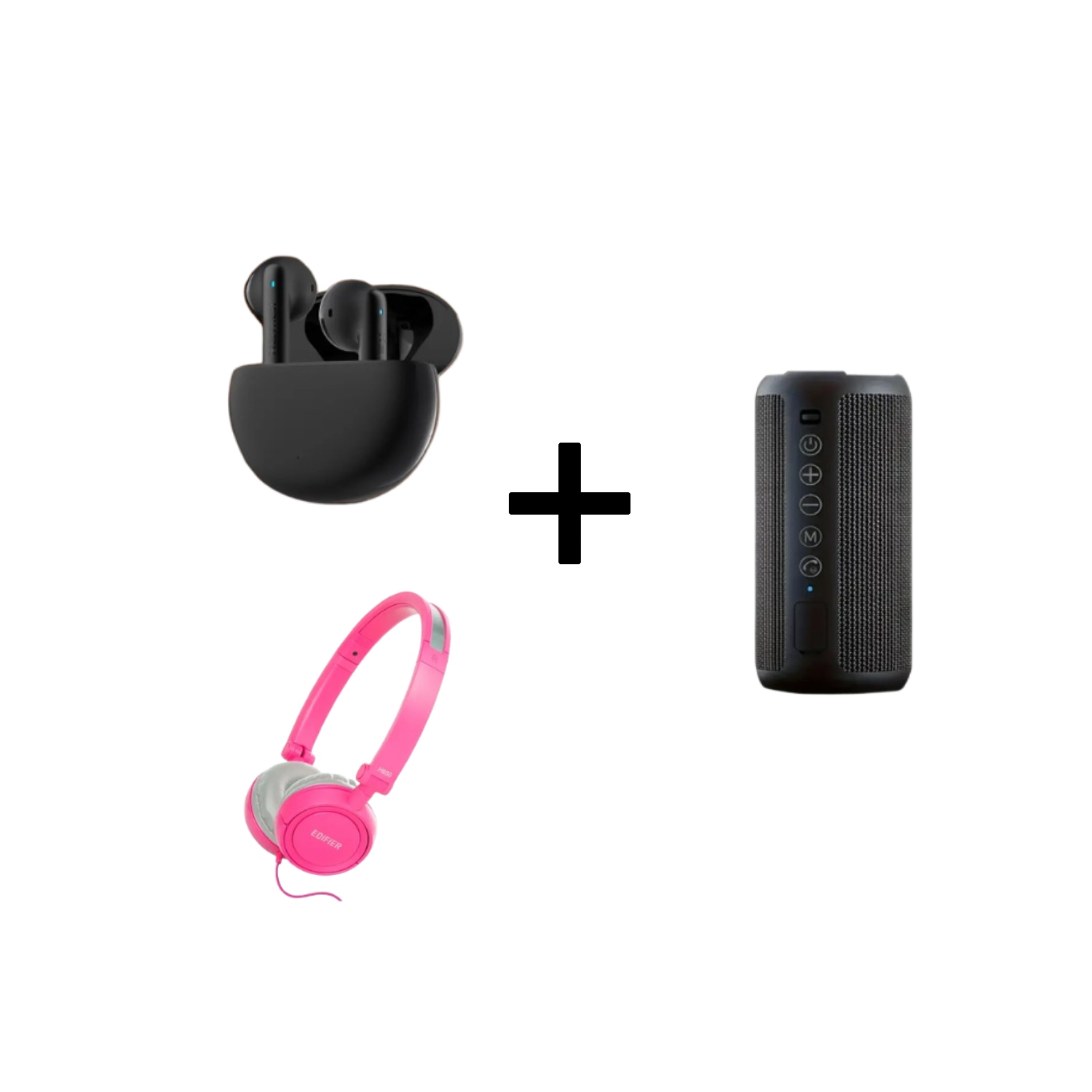 42H Playtime Wireless Earbuds, Hybrid ANC Over-Ear Headphones & 40W Portable Speaker - Hi-Fi Sound, BT 5.3, Fast Charging