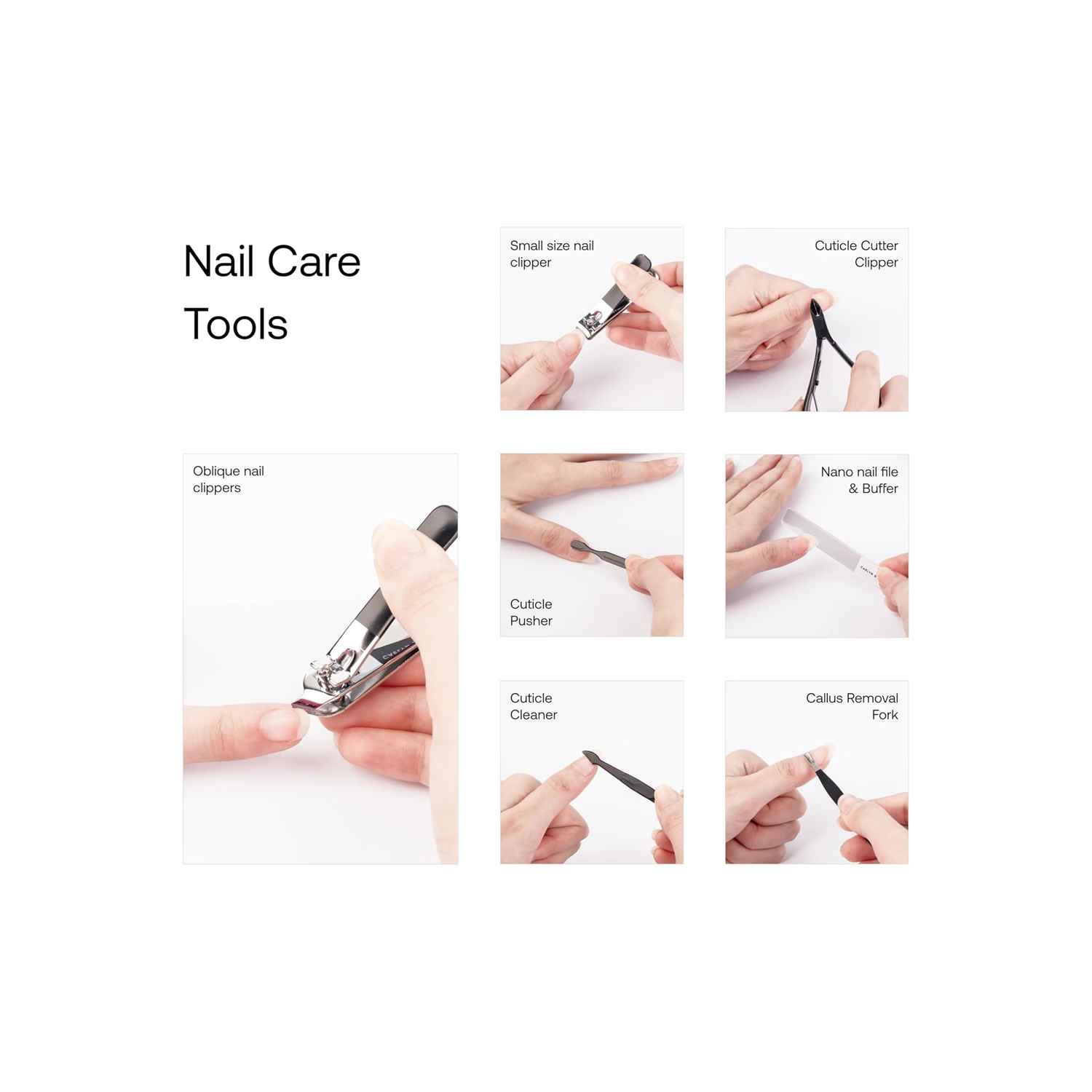 axGear Nail Clippers and Pedicure Manicure Care Kit 18 PCs Stainless Steel File Scissor