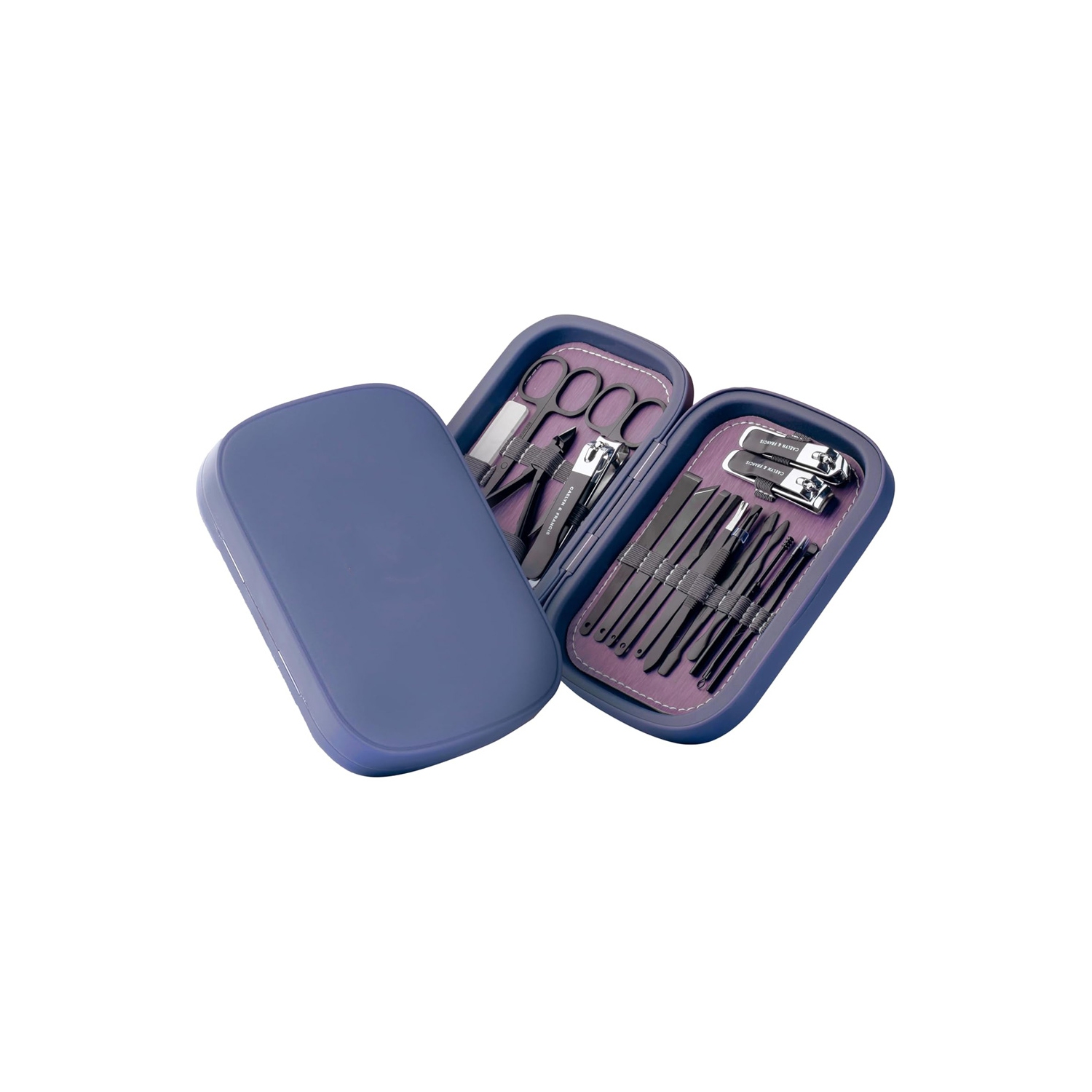 axGear Nail Clippers and Pedicure Manicure Care Kit 18 PCs Stainless Steel File Scissor