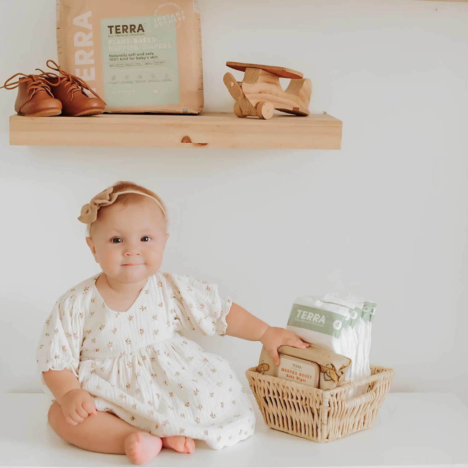 Terra Natural Plant-Based Eco-Friendly Diapers - 20 ct