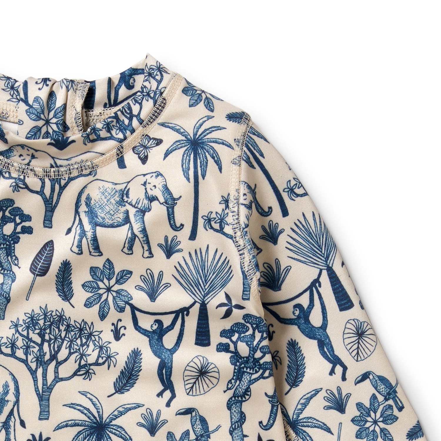 Maillot de bain une pièce à jambe de garçonne Wilson+Frenchy - Jungle