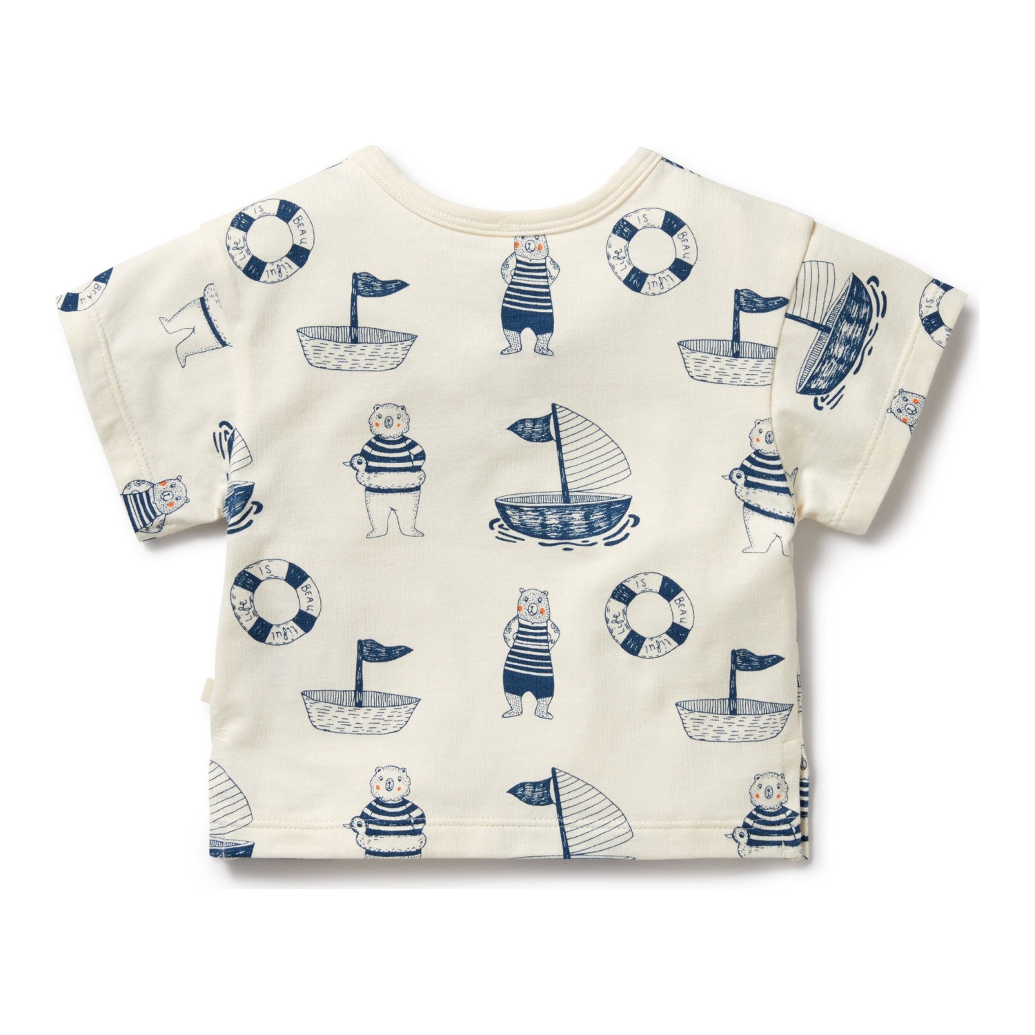 Wilson+Frenchy Organic Cotton Tee - Nautical Bear