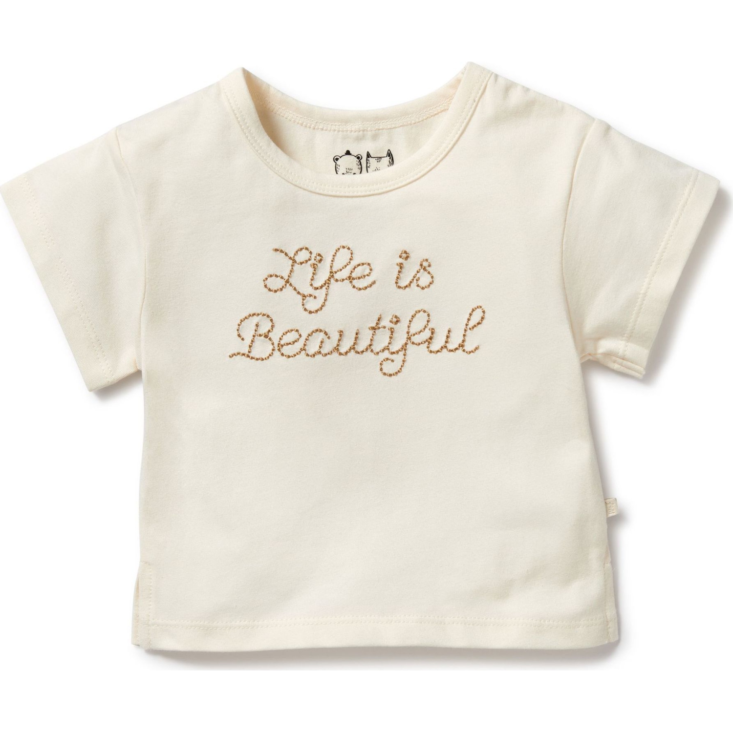 Tee-shirt en coton biologique Wilson+Frenchy - Life is Beautiful