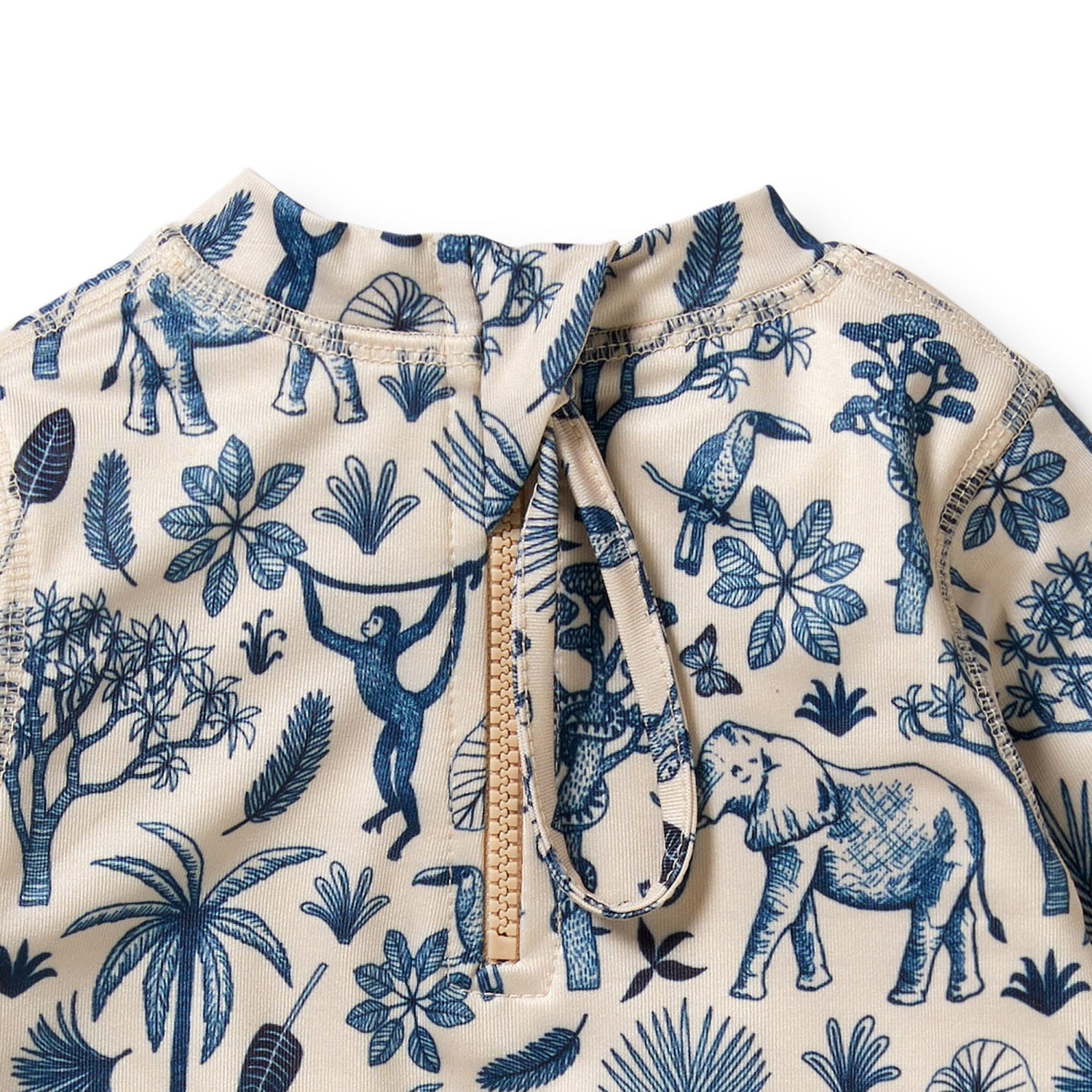 Maillot de bain une pièce à jambe de garçonne Wilson+Frenchy - Jungle