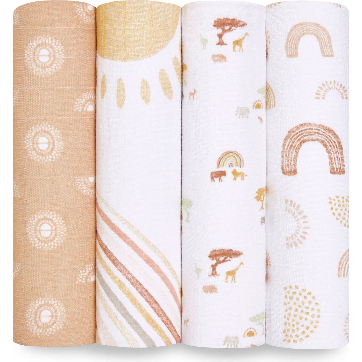 Aden + Anais Classic 4-Pack Muslin Swaddles - Keep Rising