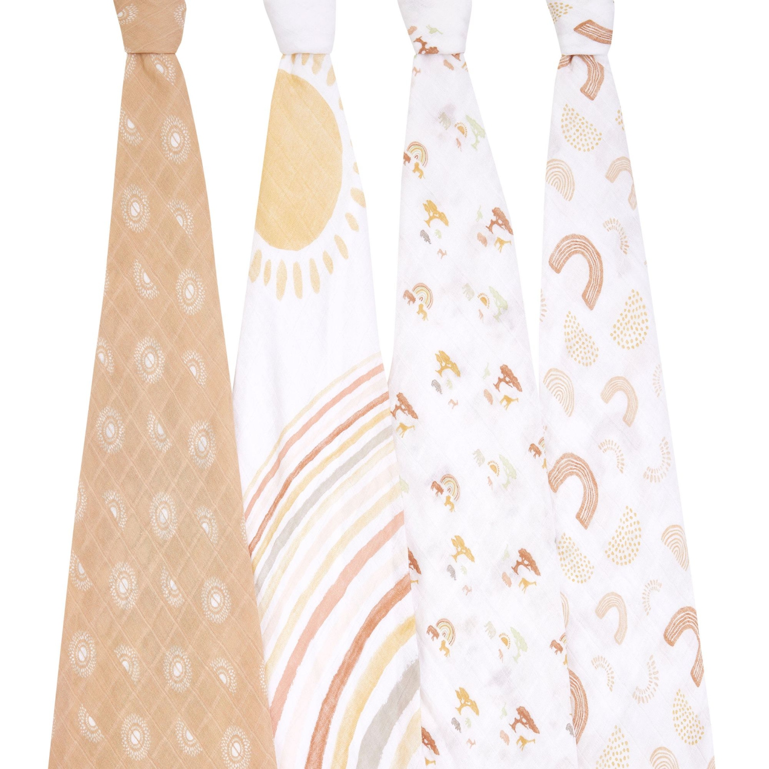 Aden + Anais Classic 4-Pack Muslin Swaddles - Keep Rising