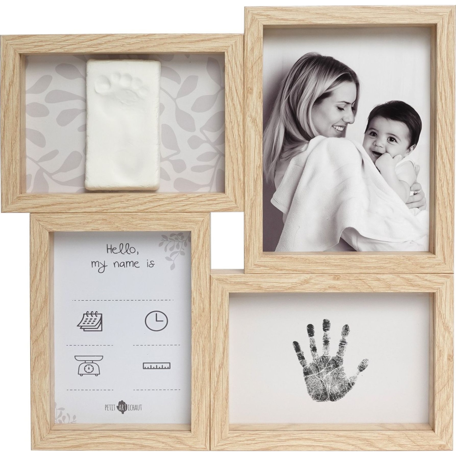 Petit Artichaut Puzzle Frames Set - Ivy Grey