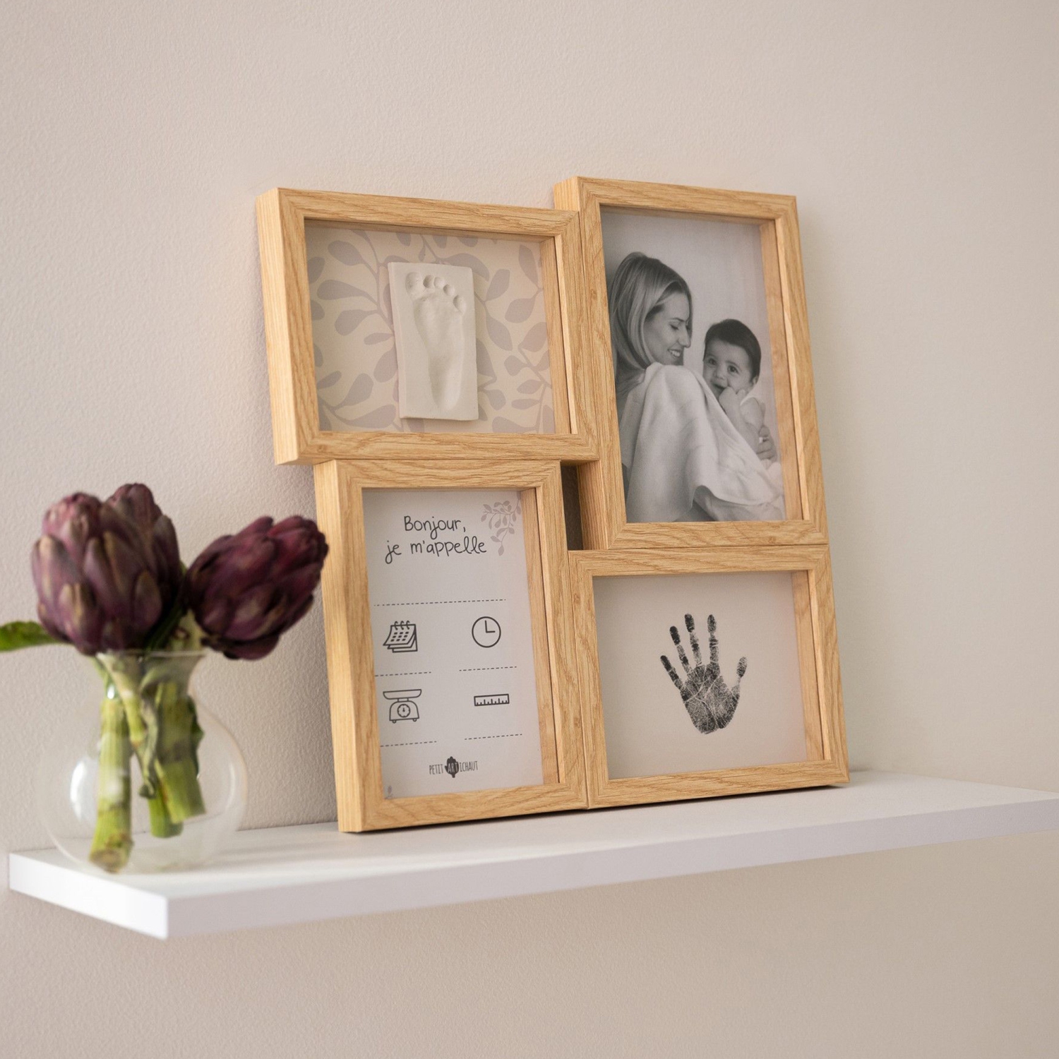Petit Artichaut Puzzle Frames Set - Ivy Grey