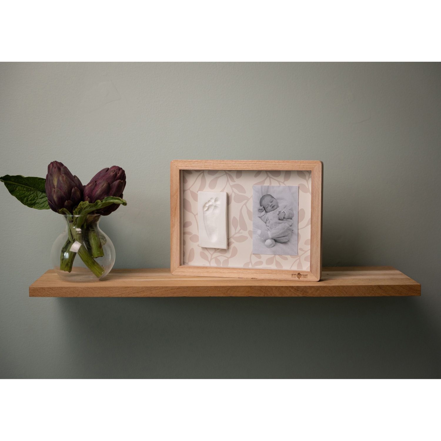 Cadre classique Petit Artichaut - Gris lierre