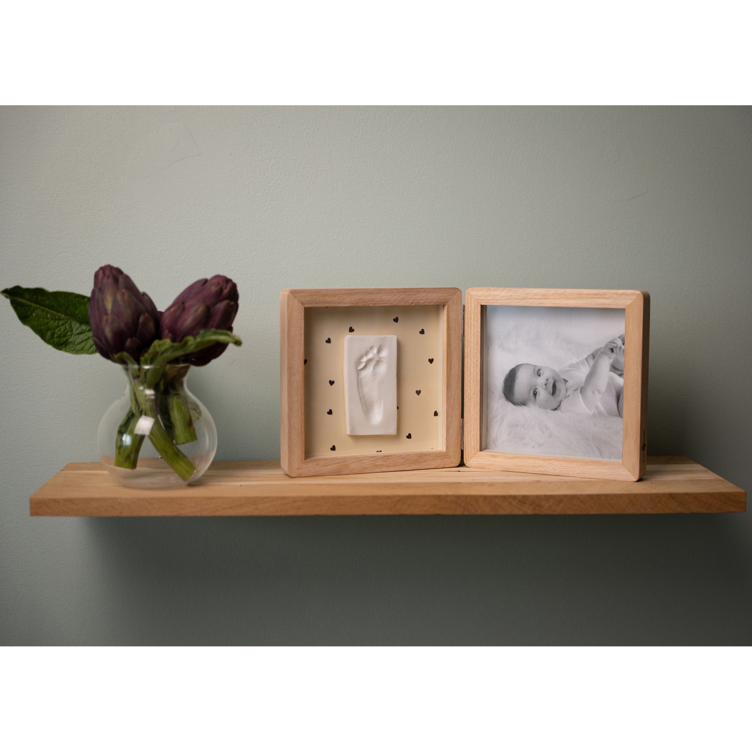 Petit Artichaut Double Frame - Pretty Hearts