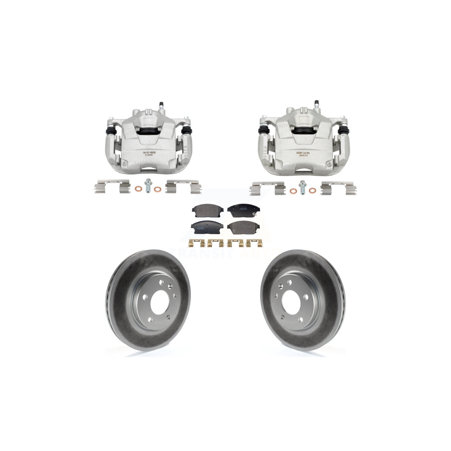 Disques d'étrier de frein avant et plaquettes semi-métalliques pour Cruze Buick Verano KCG-101158P de Chevrolet