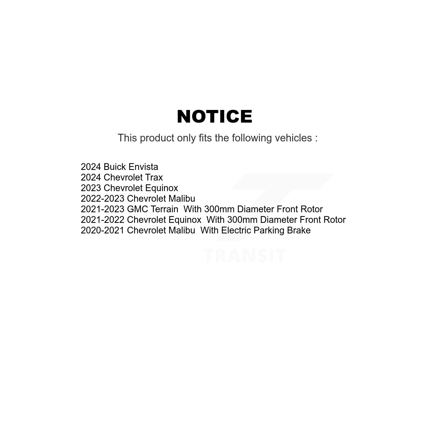 Ensemble disque de frein avant percé et plaquettes en céramique pour Chevrolet GMC Terrain Equinox Malibu KDT-101281