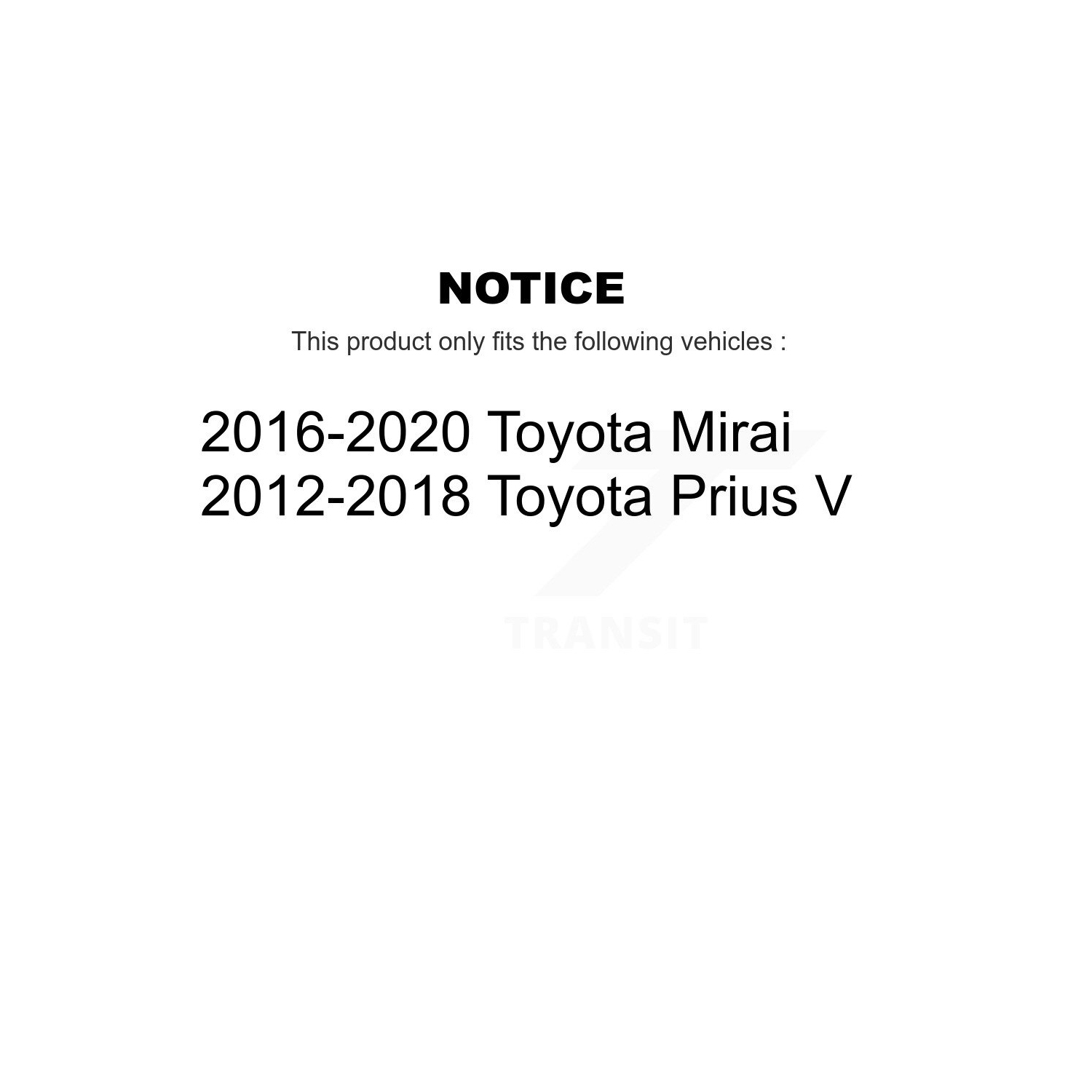 Ensemble de disques arrière semi-métalliques et patins de frein de stationnement pour Toyota Prius V Mirai K8S-104297