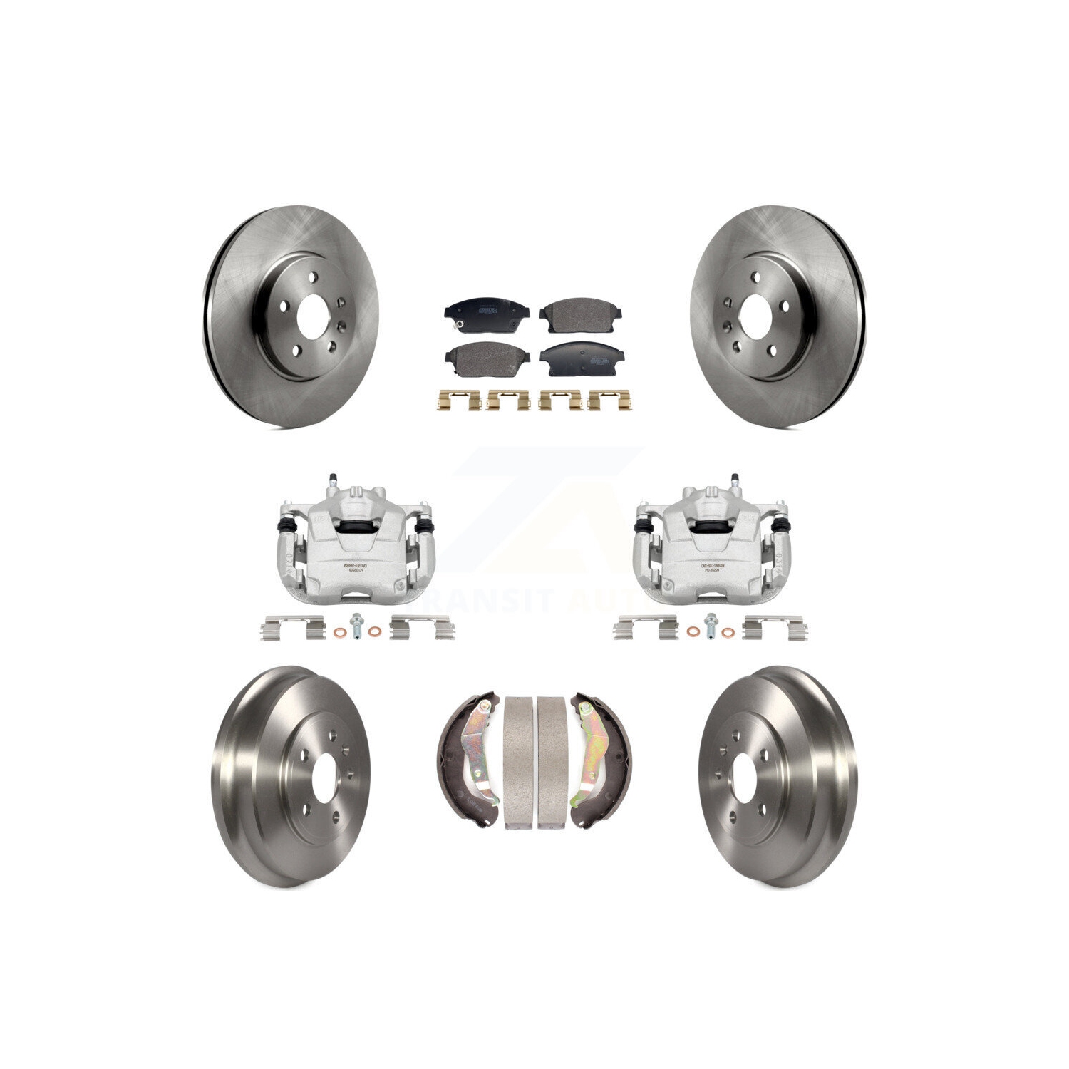 Jeu de plaquettes semi-métalliques pour étrier de frein arrière avant pour Chevrolet Trax KC8-101365P 13-17