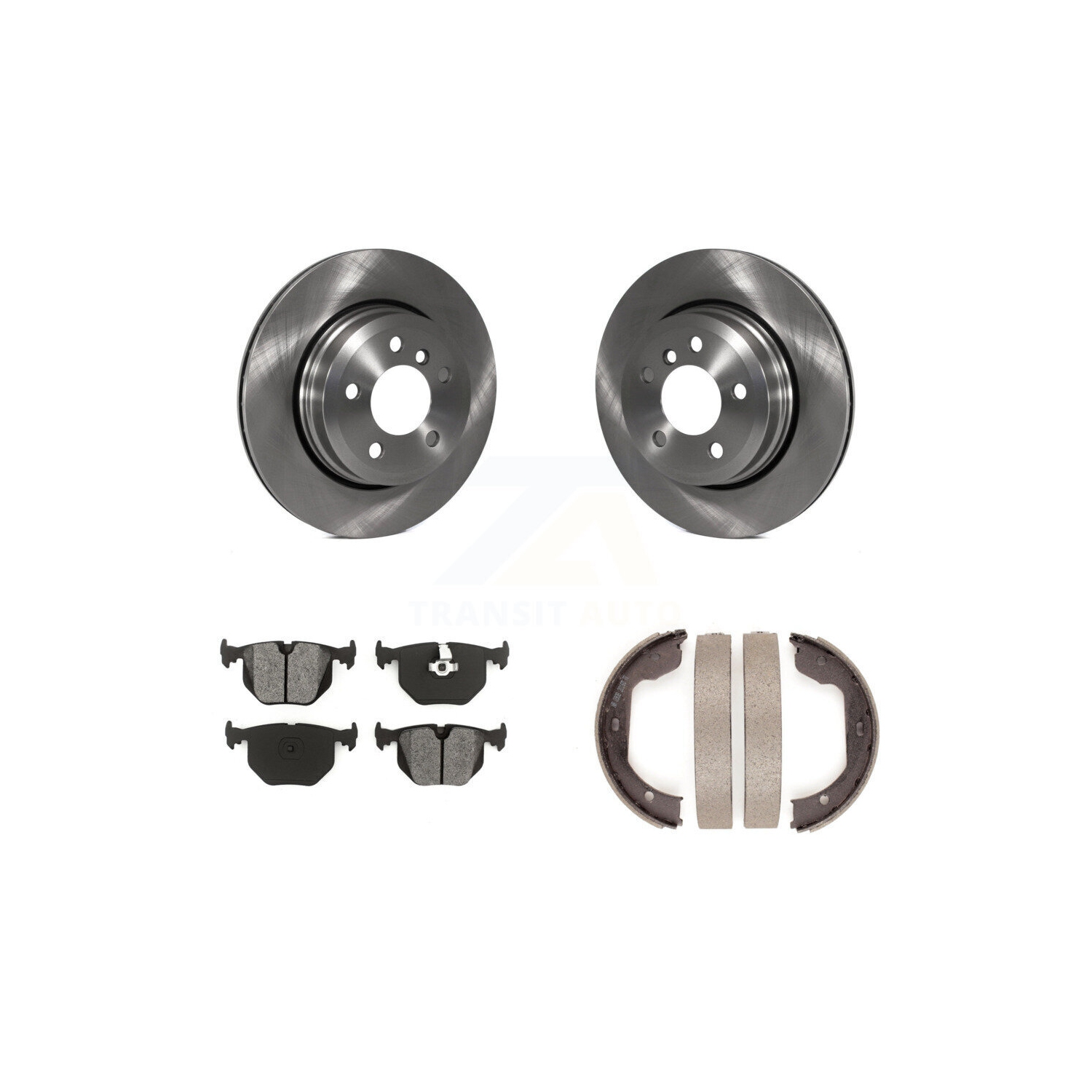 Jeu de plaquettes et de segments de frein de stationnement semi-métalliques pour disques arrière pour BMW X3 K8S-104344 2004-2010