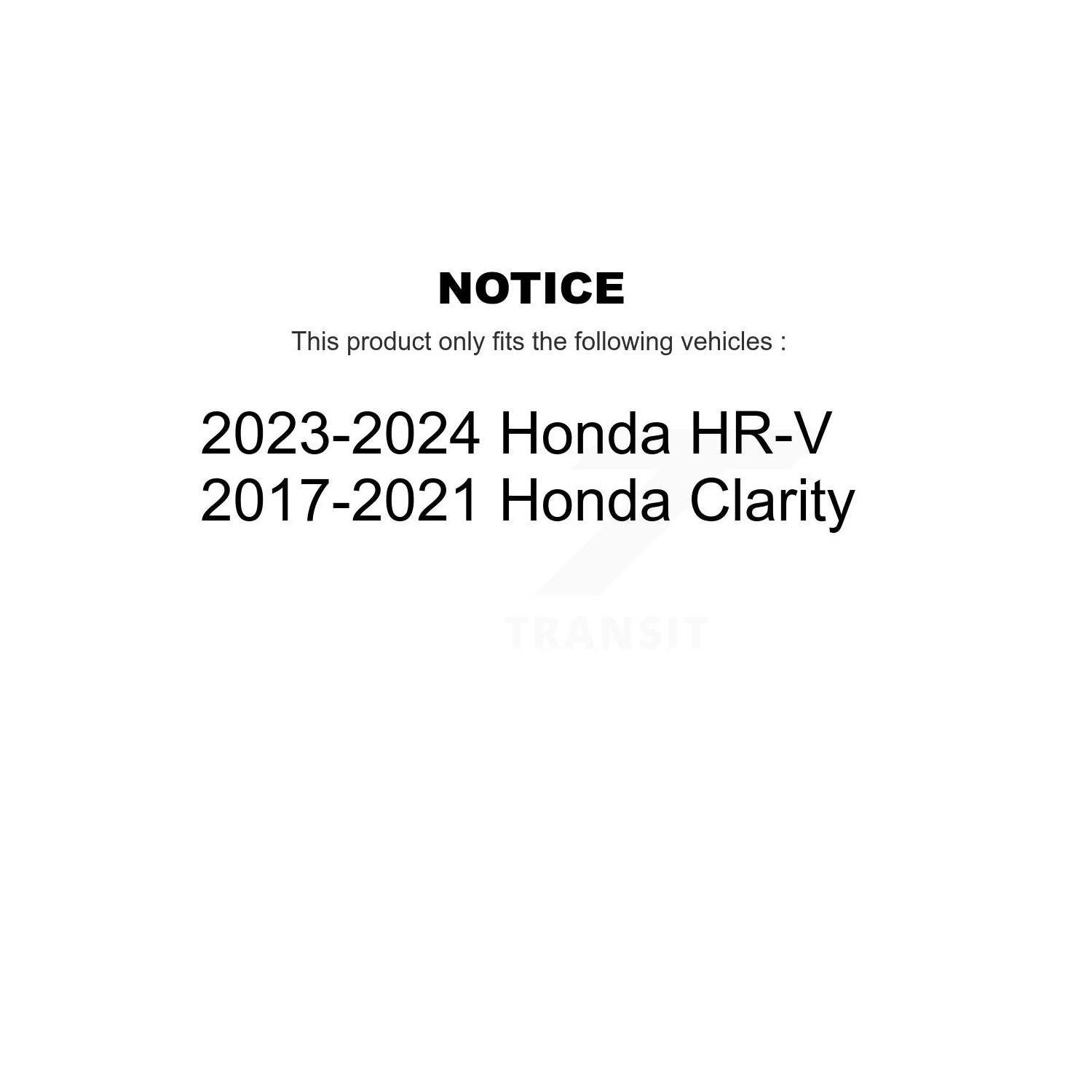 Ensemble de plaquettes semi-métalliques pour disque de frein perforé enduit arrière pour Honda HR-V Clarity KDF-101371