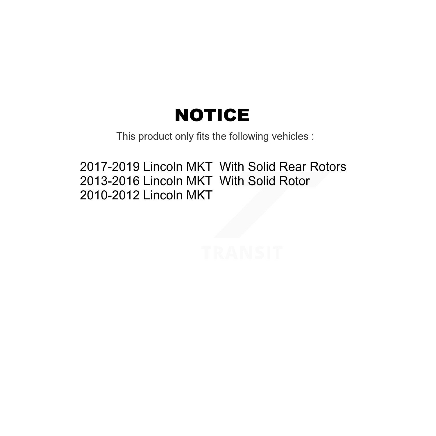 Rear Disc Rotors Semi-Metallic Pads And Parking Brake Shoes Kit For Lincoln MKT K8S-104316