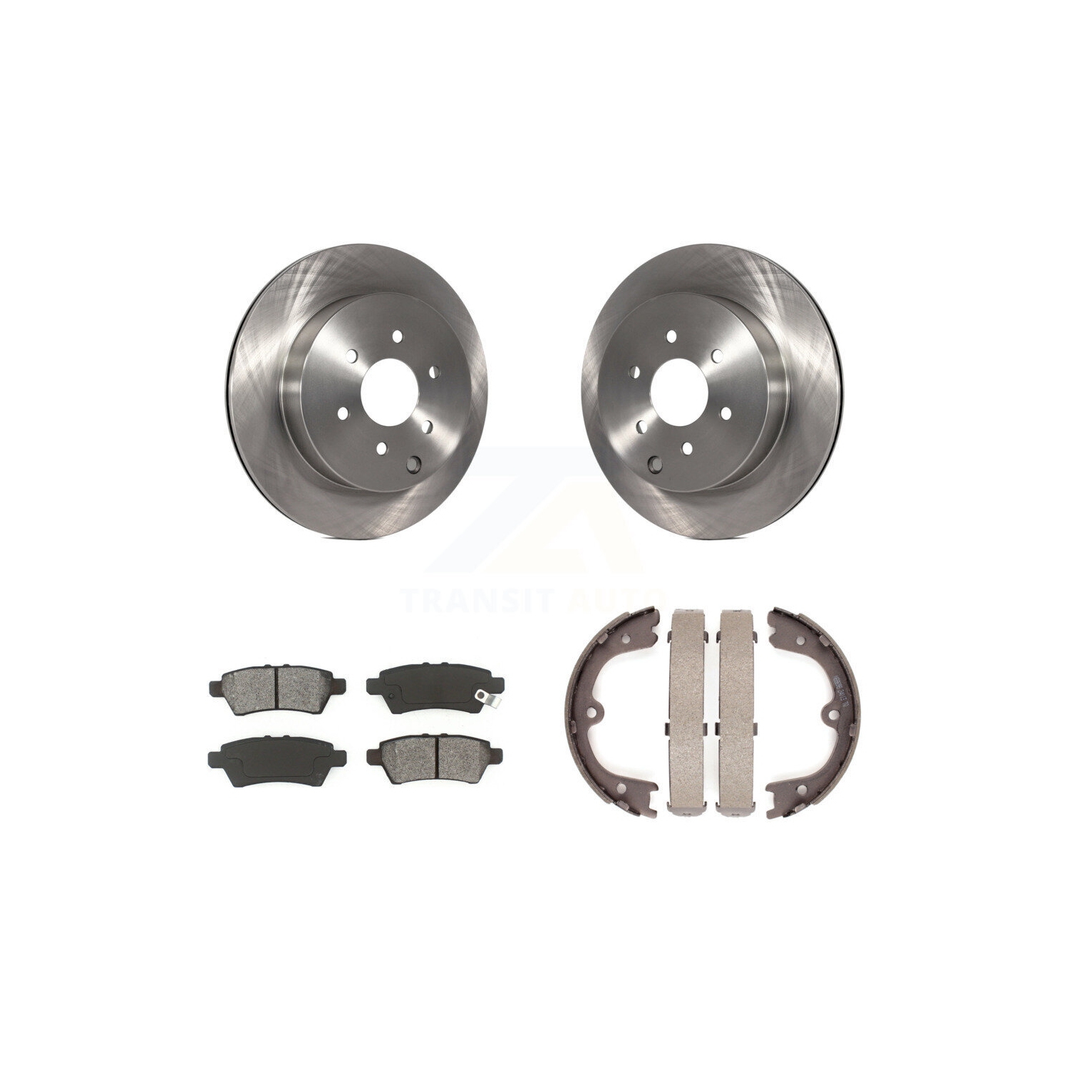Disques arrière Semi-métalliques et patins de stationnement Kit pour Nissan Pathfinder K8S-104357 2005-2012