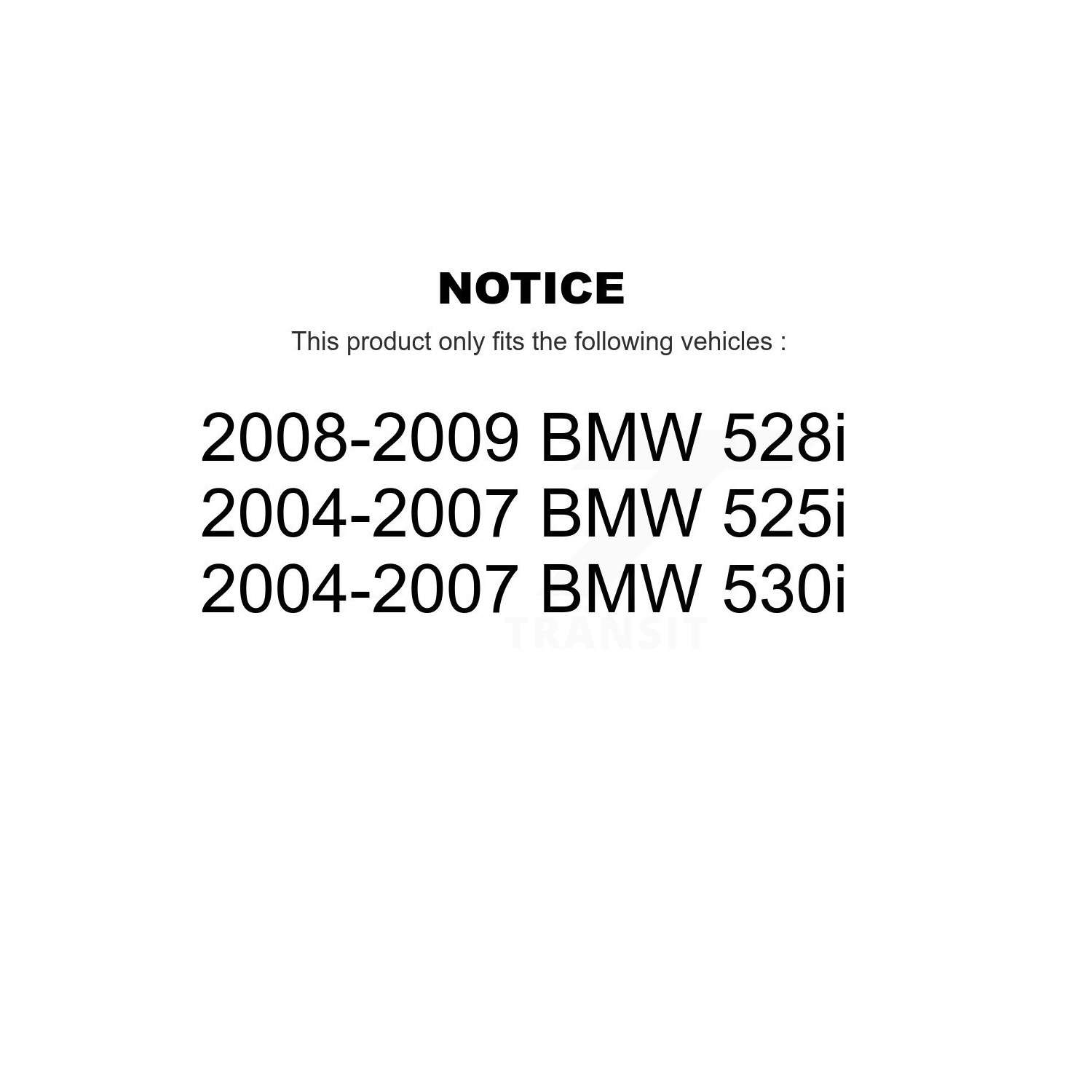 Ensemble de disques arrière semi-métalliques et segments de frein de stationnement pour BMW 530i 525i 528i K8S-104342
