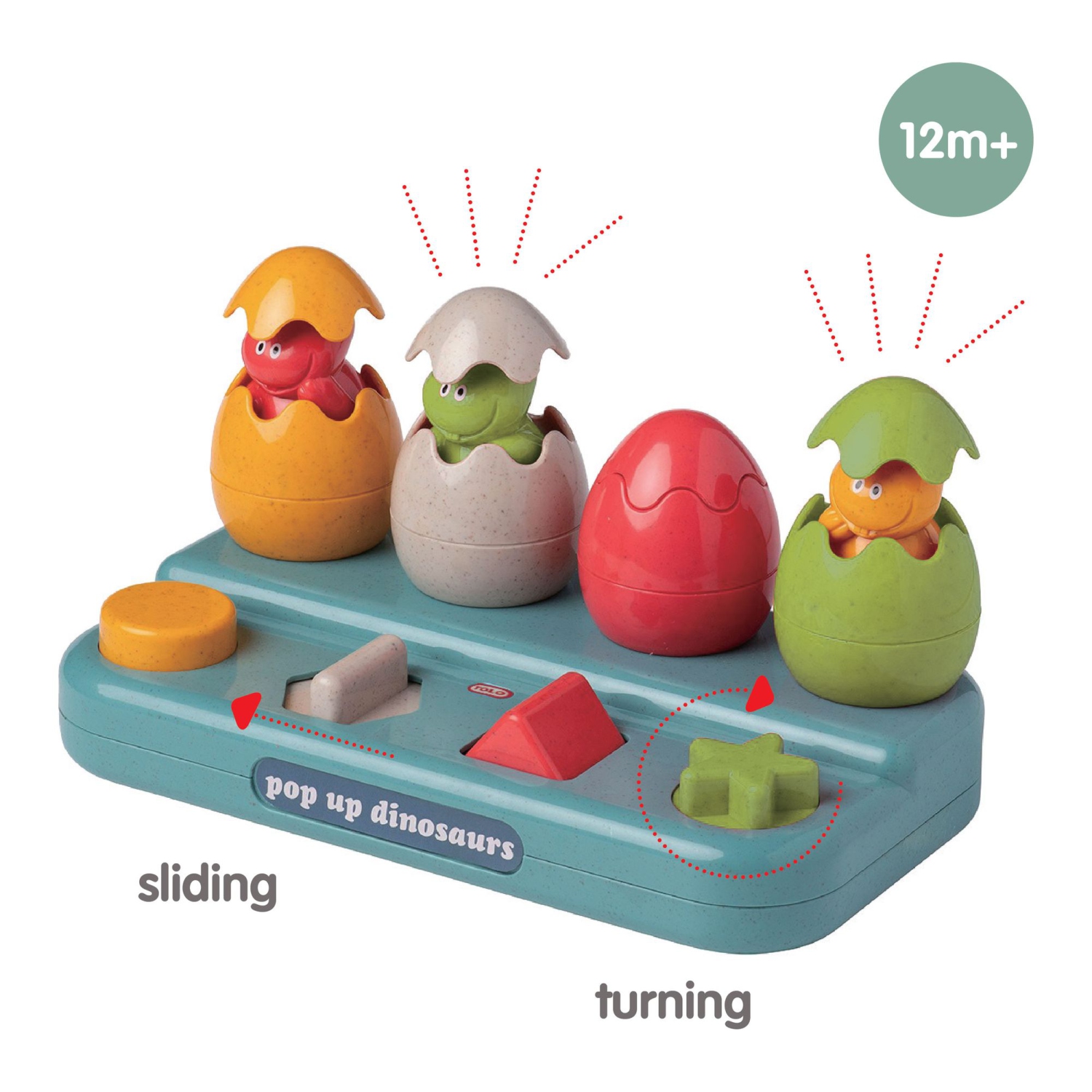 Ensemble de jeu d'activités Pop Up de Tolo Baby - Dinosaures