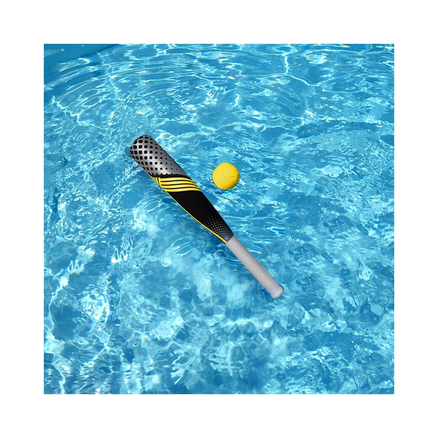 Ensemble baseball et bâton de piscine en néoprène - 23,5&nbsp;po