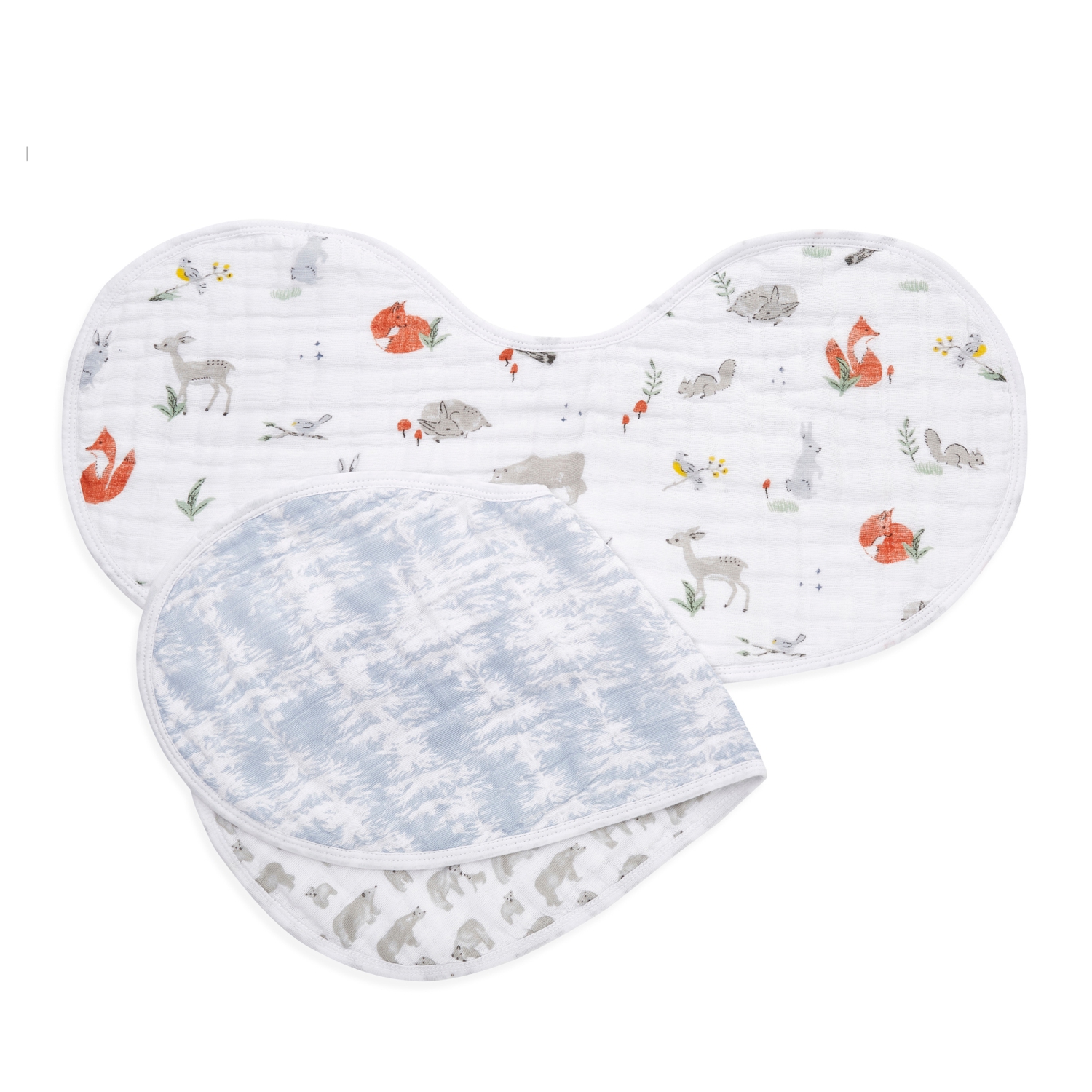 Aden + Anais Classic 2-Pack Burpy Bibs - Naturally