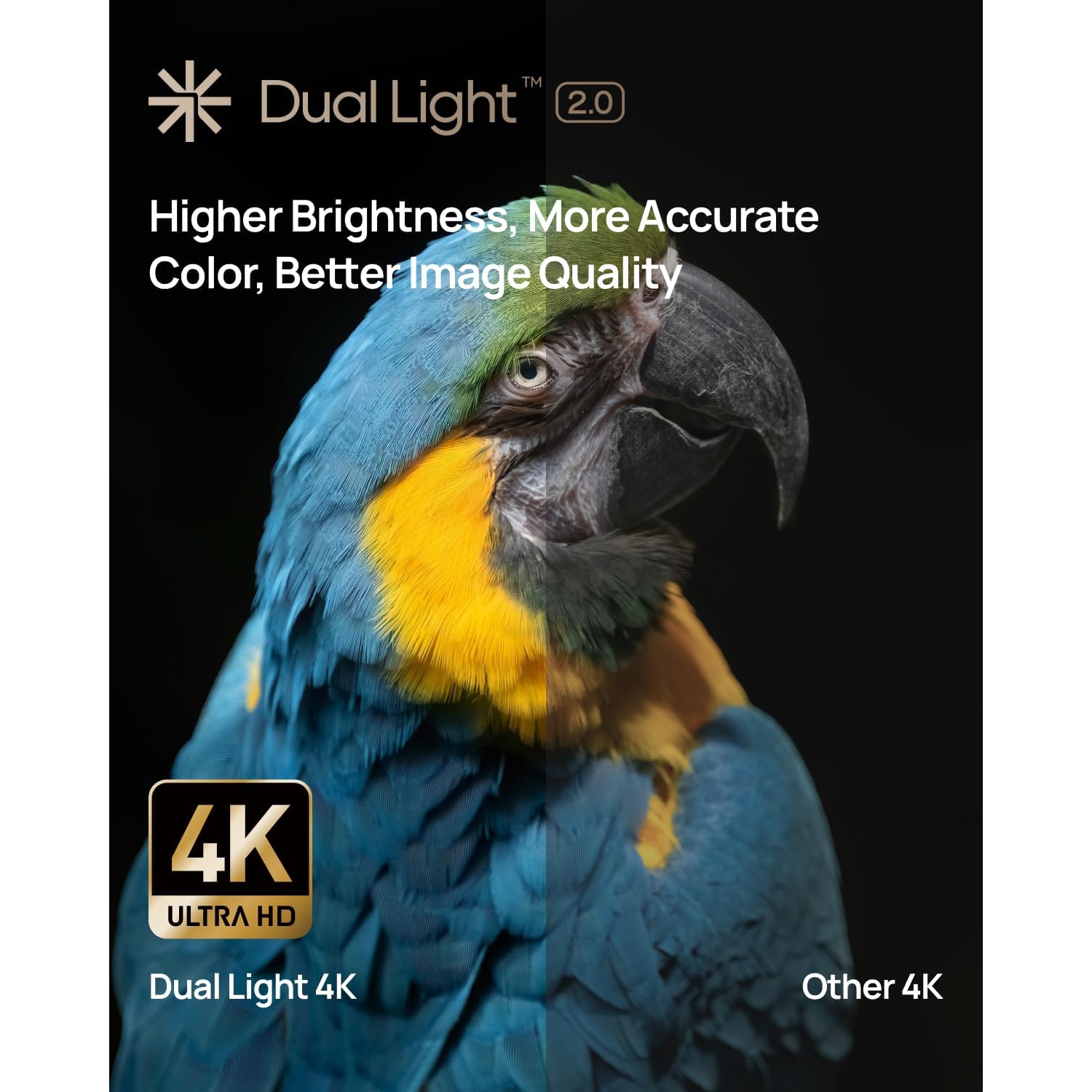 Boîte ouverte - Projecteur de cinéma maison UHD 4K HORIZON S Pro de XGIMI pour films/jeux, DLP, haut-parleur/Bluetooth, téléphone intelligent,