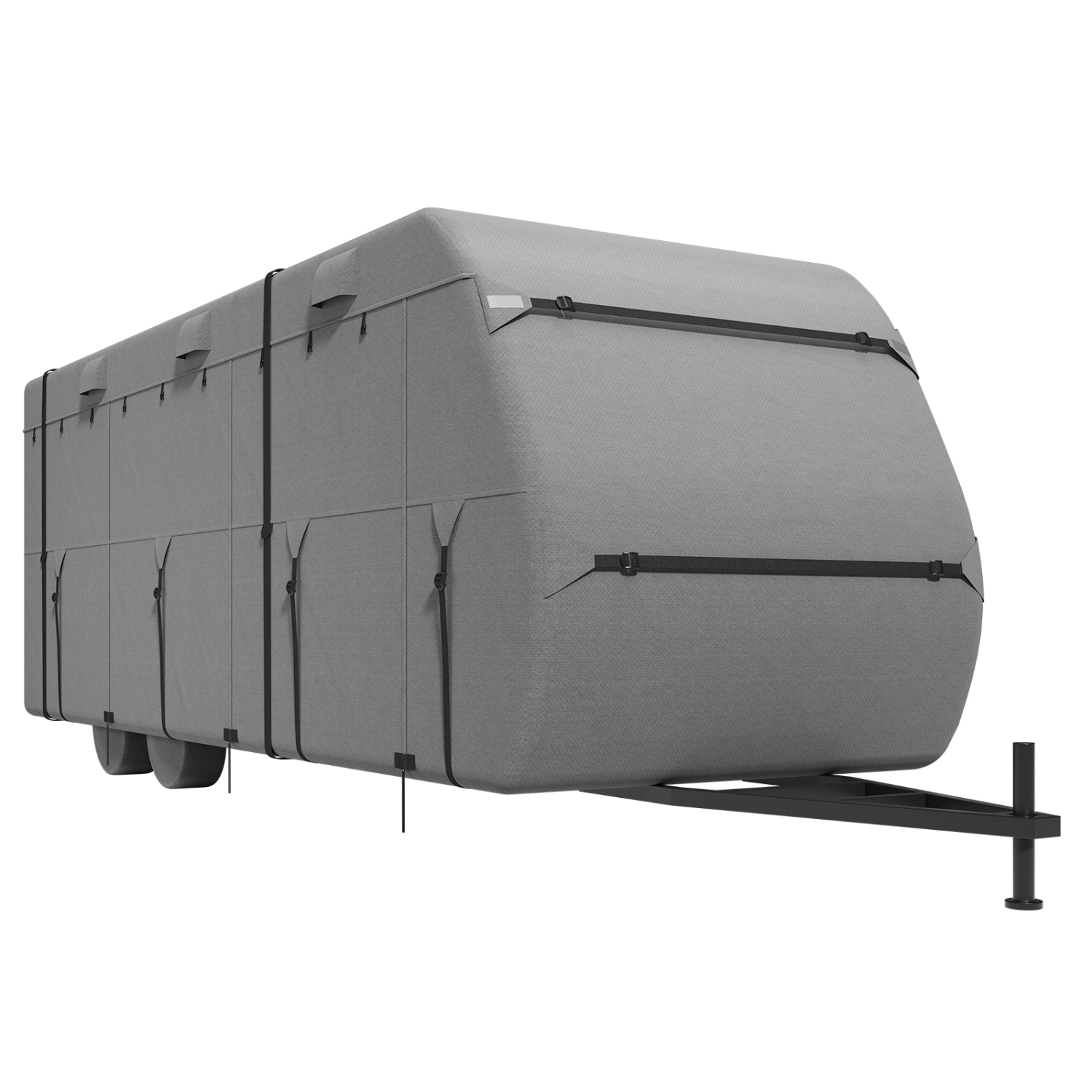 VEVOR 27-30 ft Travel Trailer Cover, Class A RV Cover, 4-Layer Non-Woven Fabric Camper Cover, Waterproof,Windproof ,Rip-Stop,with Storage Bag,Repair
