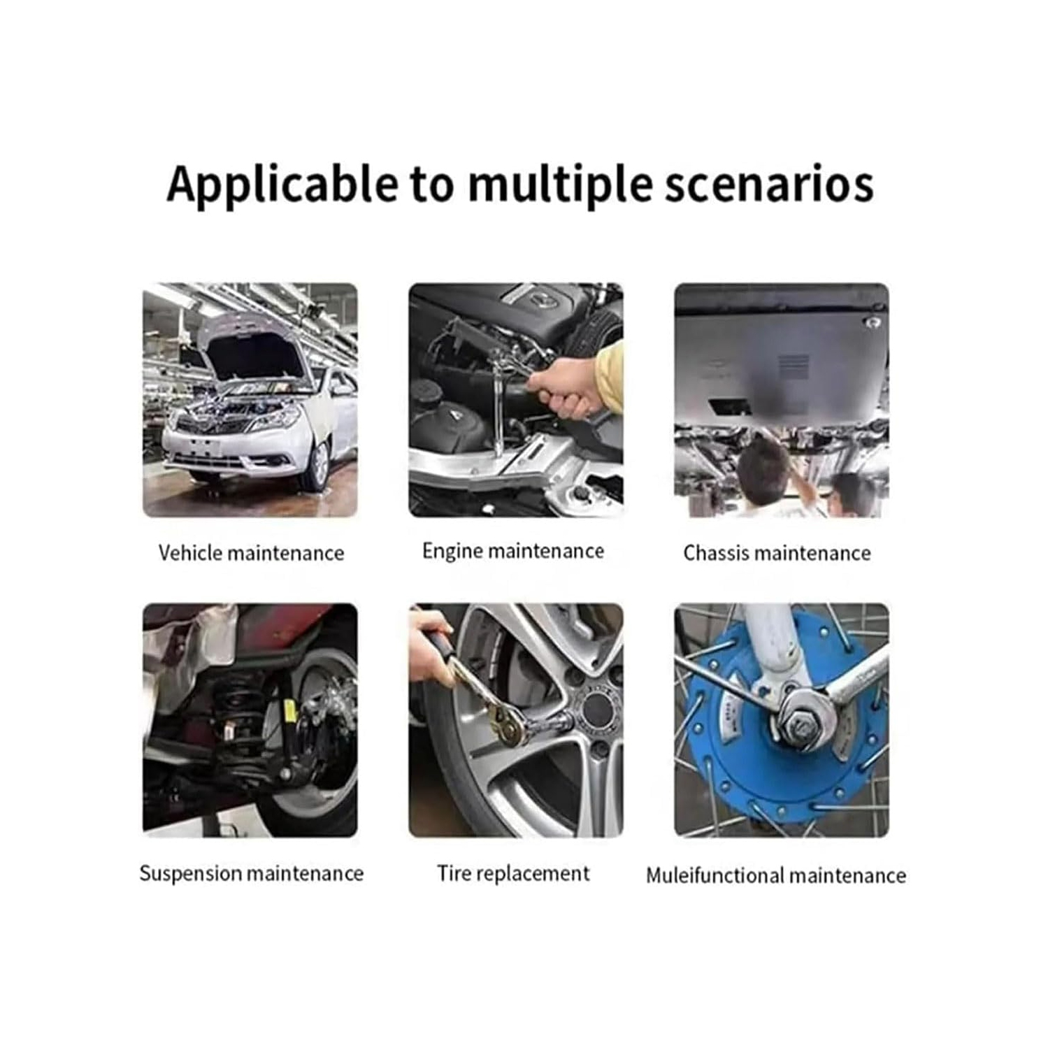 Clés à cliquet minces sans fil, jeu de clés à cliquet minces à main, jeu de clés à cliquet 46 en 1 pour réparations
