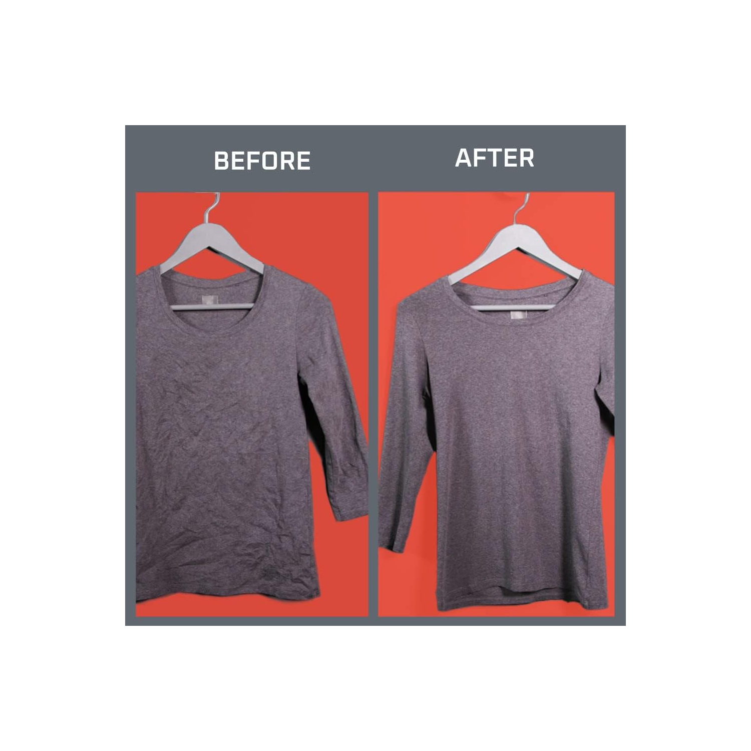 Rowenta Pure Pop Handheld Garment Steamer, 1150W, 15 Sec Heat-up, Red Coral, Reversible Steam Pad