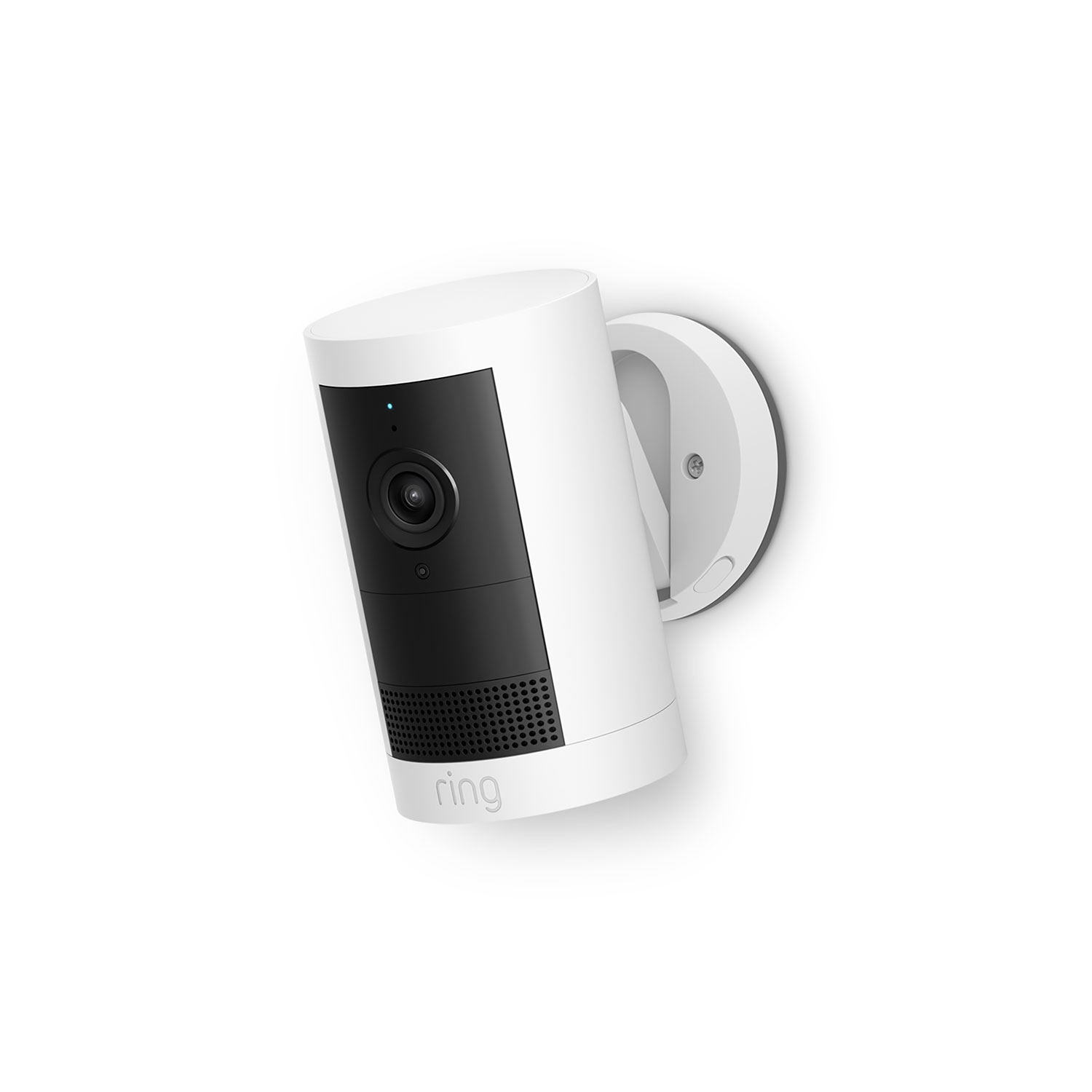 Ring Outdoor Cam Plus Wire-Free 2K Security Camera - White