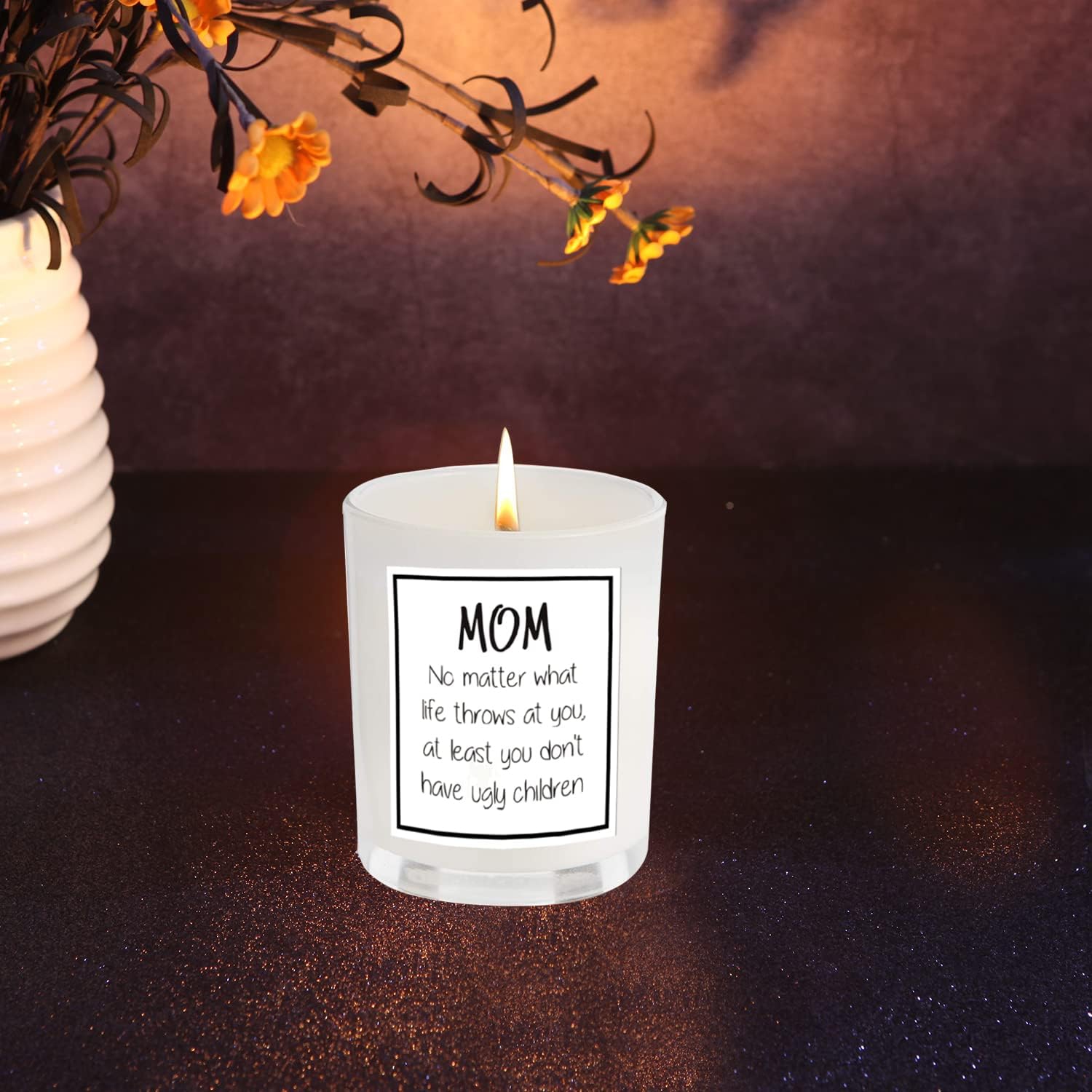 Gifts for Mom from Daughter Son - Best Mom Gifts, Funny Birthday & Mothers Day & Thanksgiving & Christmas Gifts(Vanilla)